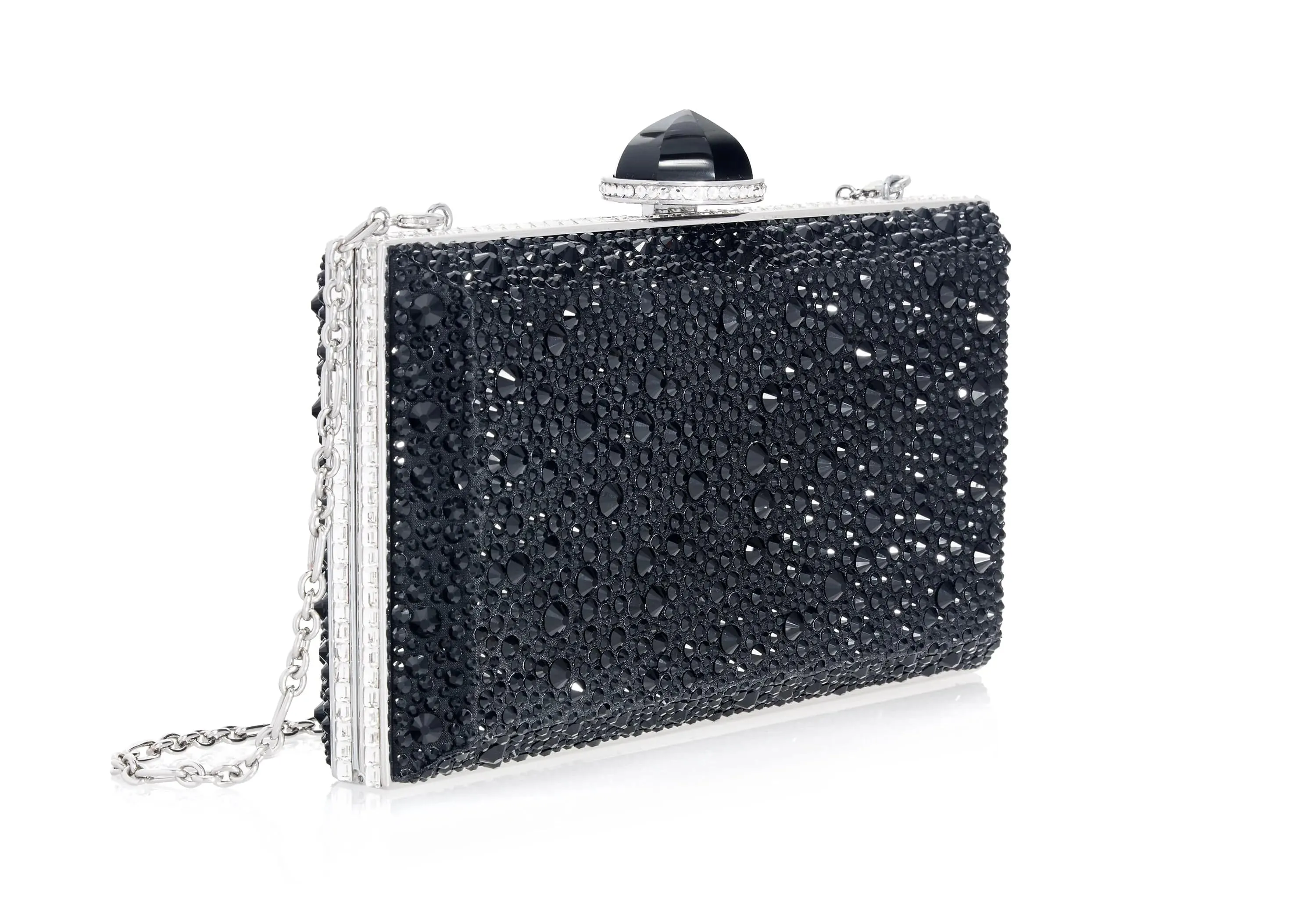 Skylar Crystal Caviar Black sold by Judith Leiber product image thumbnail 4