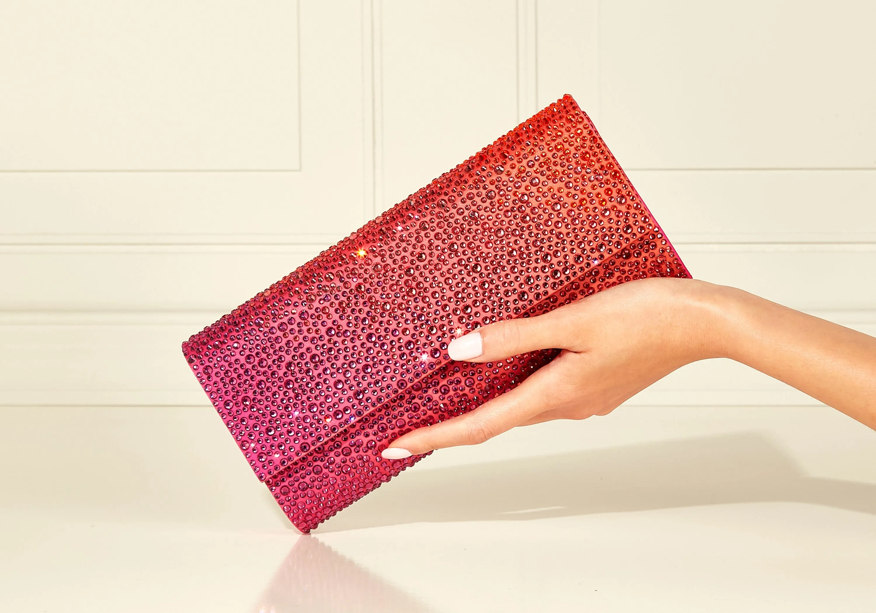 Perry Crystal Caviar Gradient Flame sold by Judith Leiber product image thumbnail 2