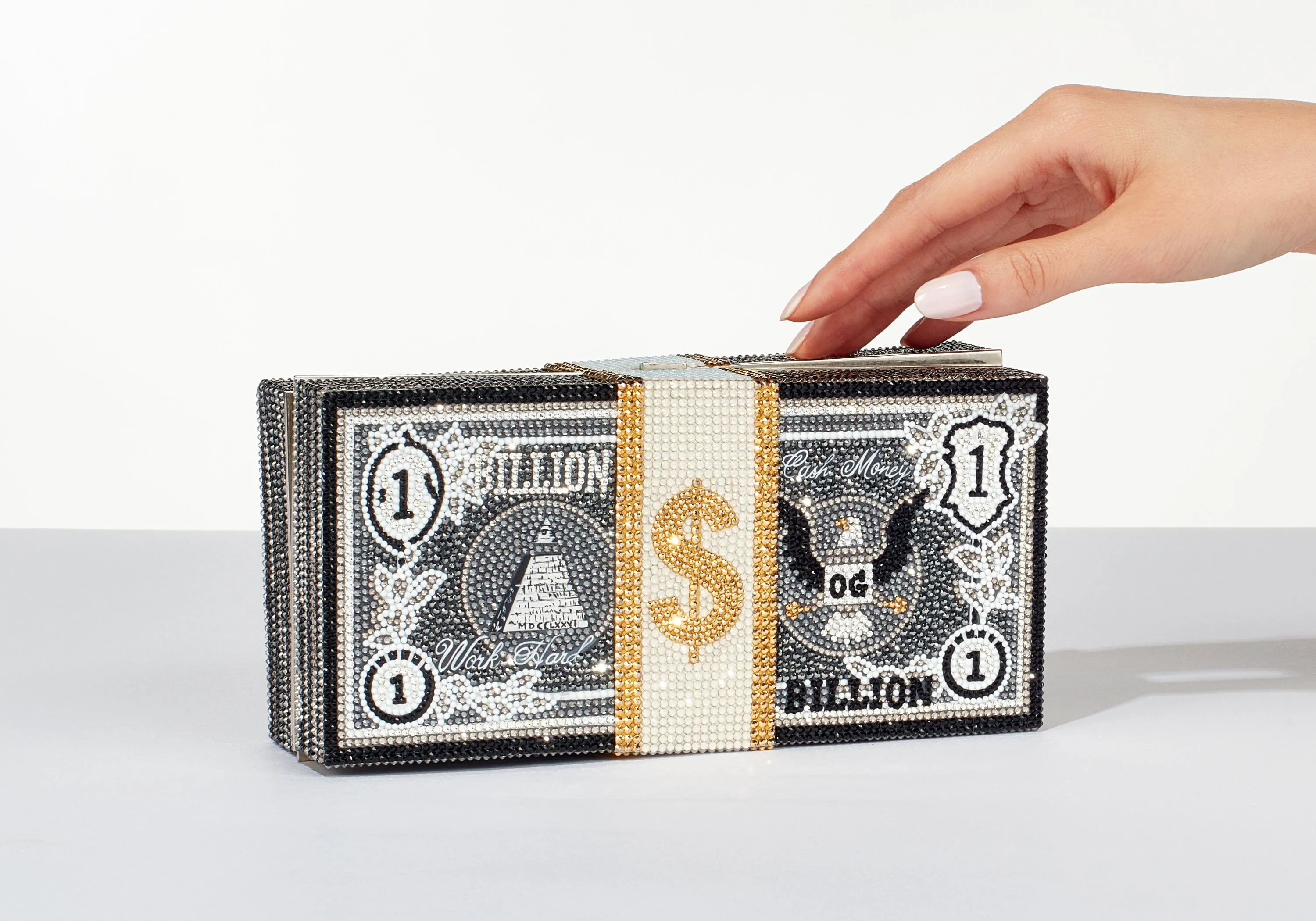 Stack of Cash Billions - Judith Leiber Designer Money Bag sold by Judith Leiber product image thumbnail 2