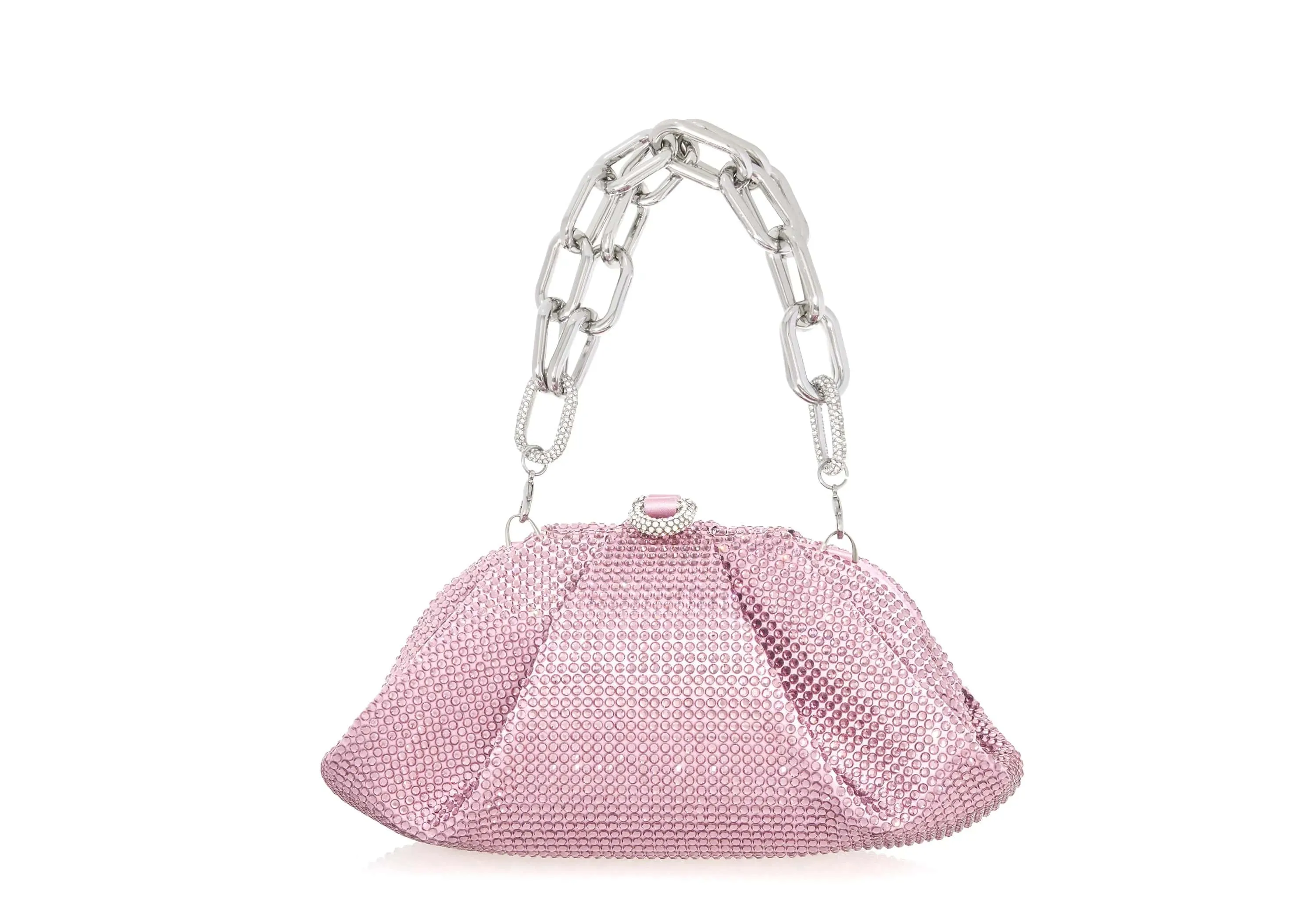 Judith Leiber Gemma Crystal Light Amethyst Bag sold by Judith Leiber product image thumbnail 4