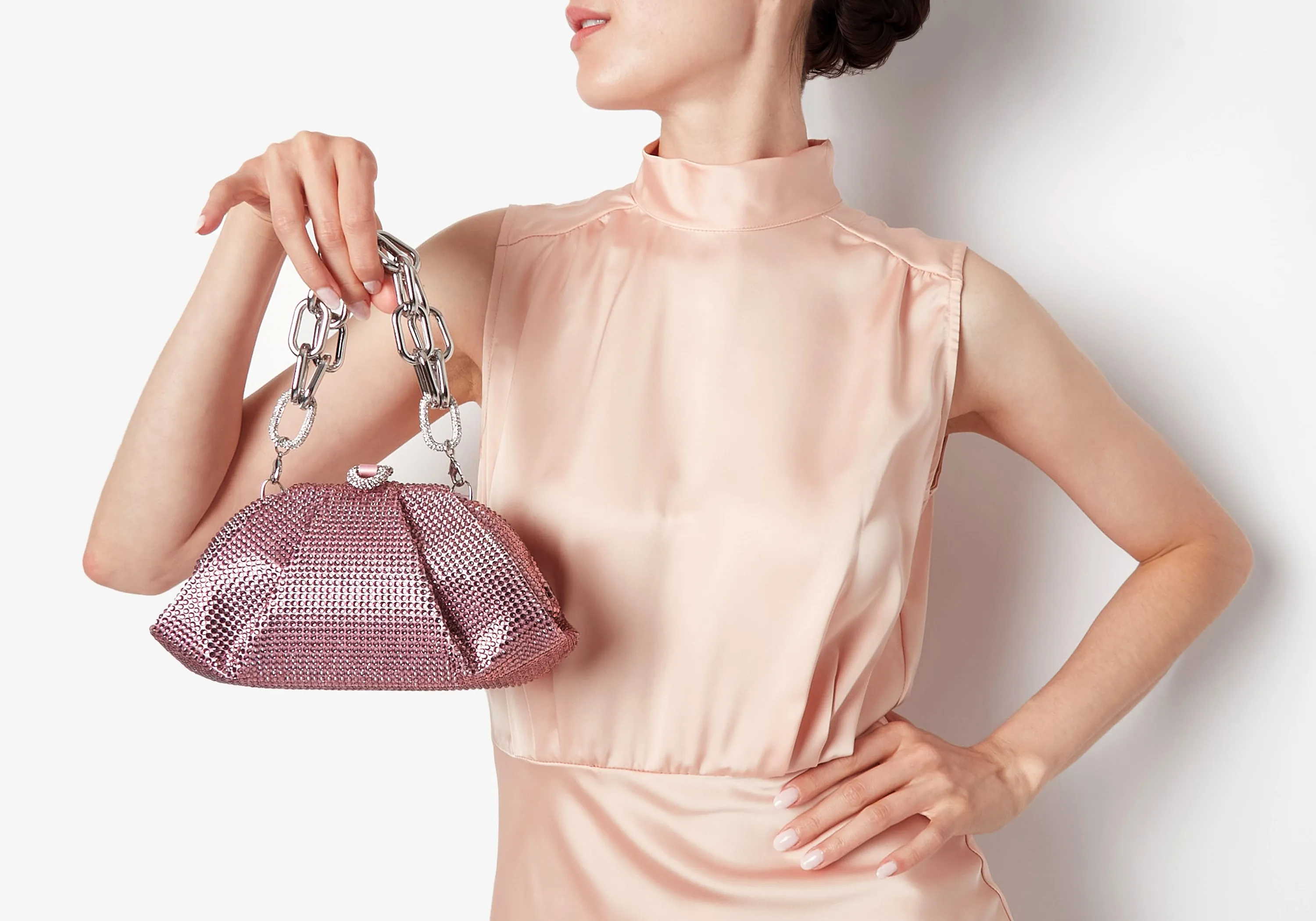 Judith Leiber Gemma Crystal Light Amethyst Bag sold by Judith Leiber product image thumbnail 2