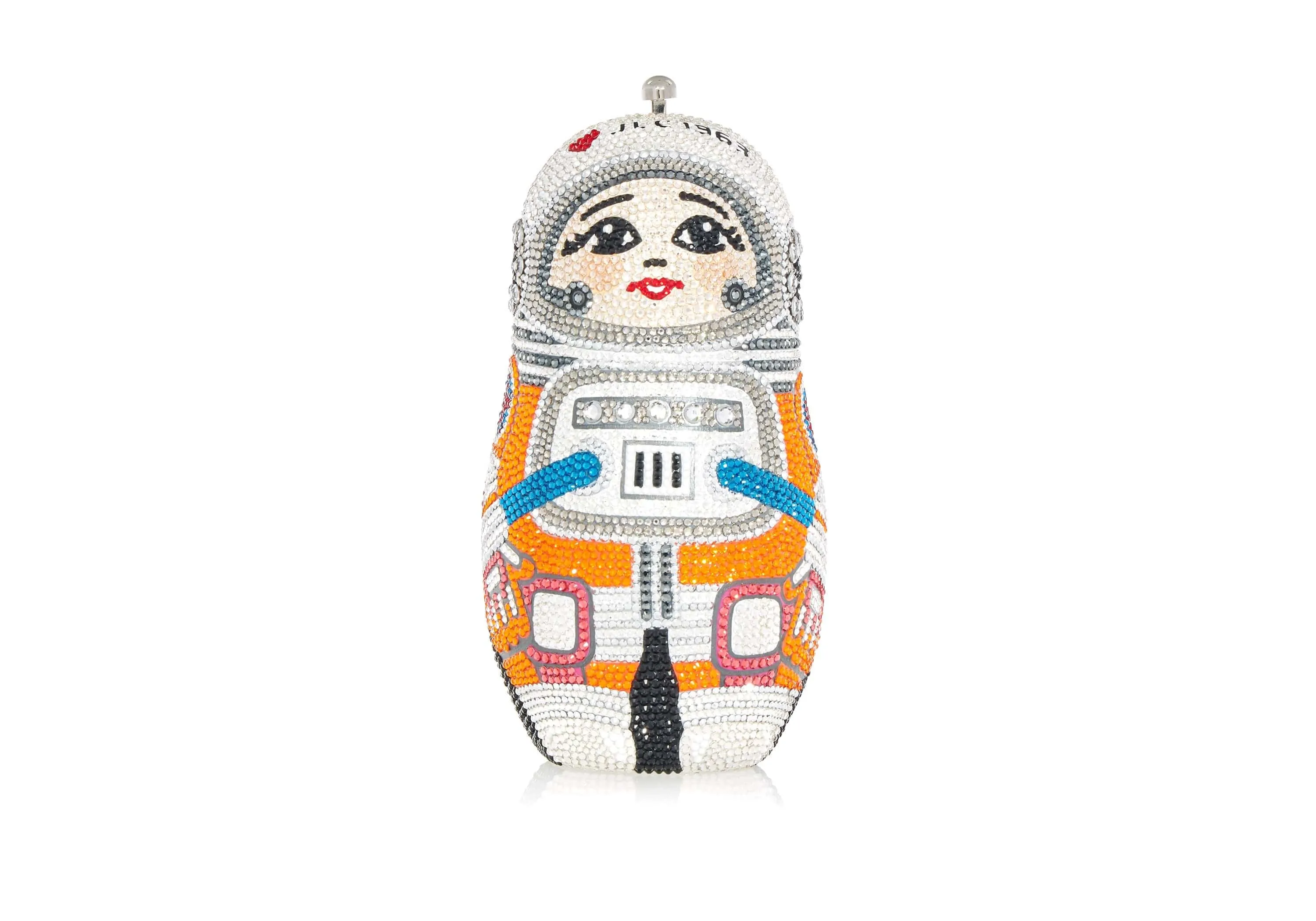 Astronaut Crystal Clutch Bag sold by Judith Leiber