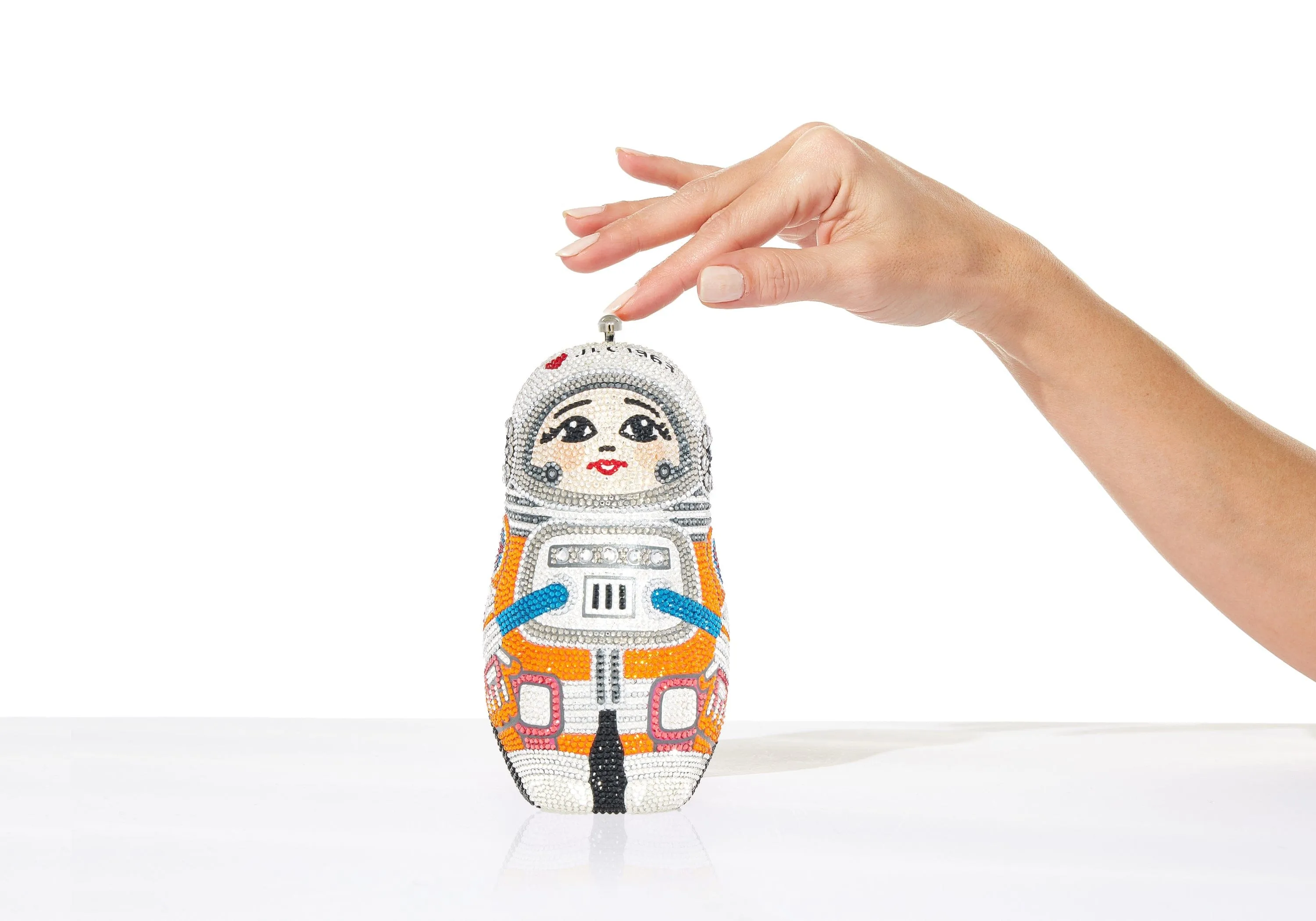 Astronaut Crystal Clutch Bag sold by Judith Leiber product image thumbnail 2