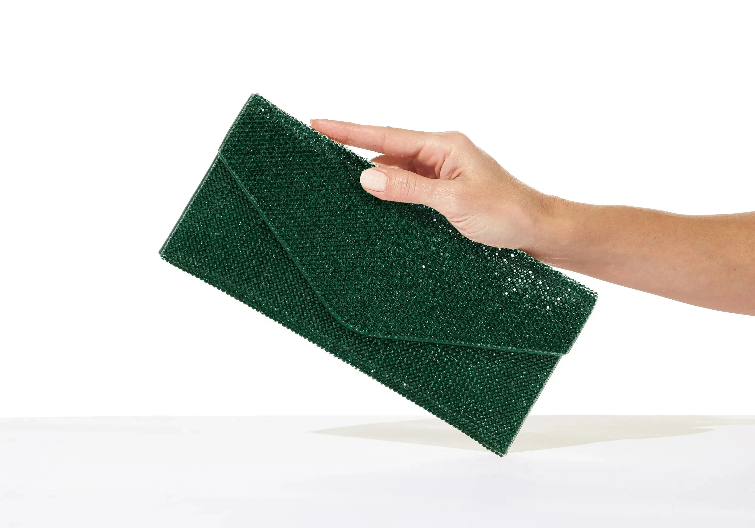Crystal Envelope Emerald sold by Judith Leiber product image thumbnail 2