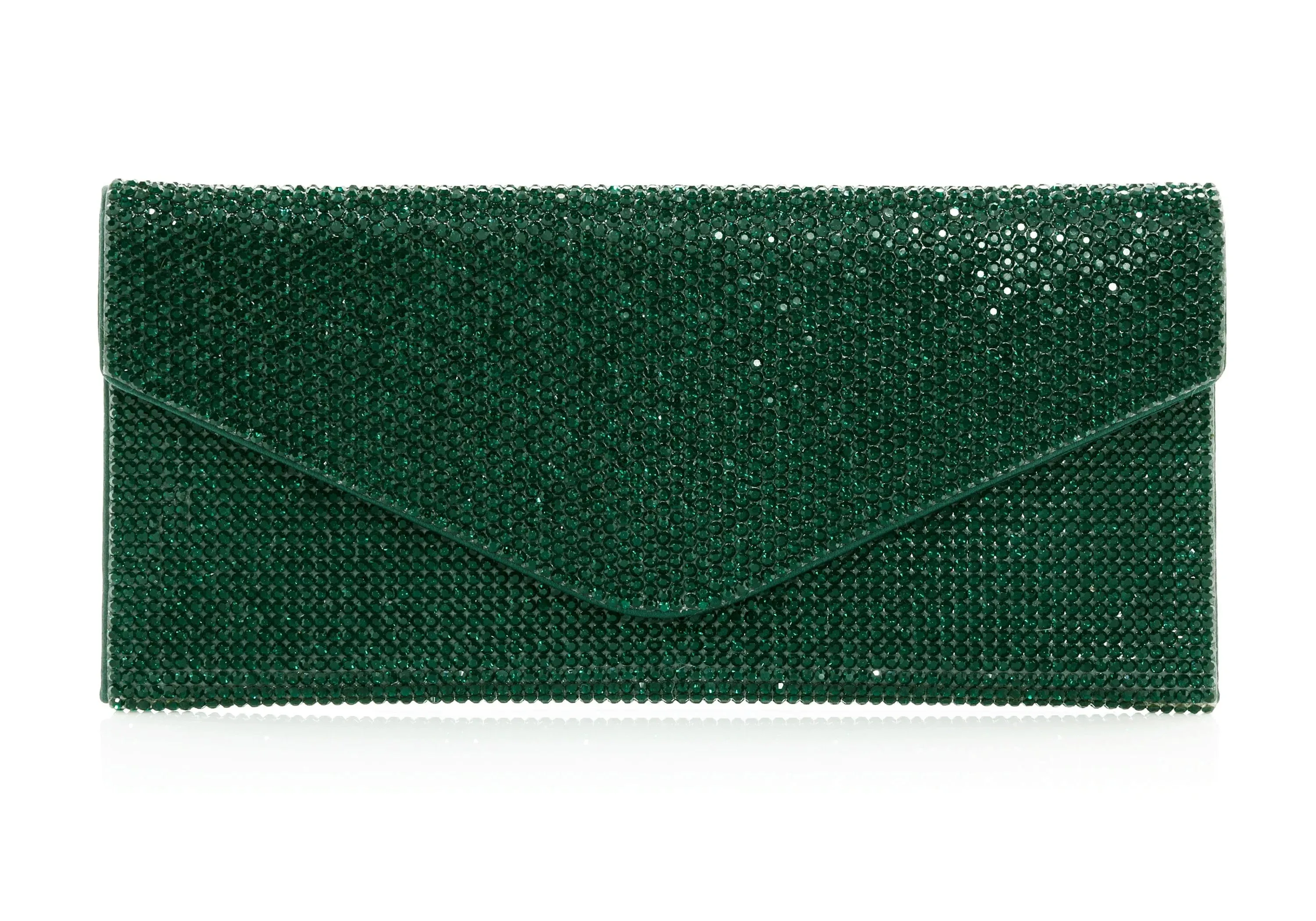 Crystal Envelope Emerald sold by Judith Leiber