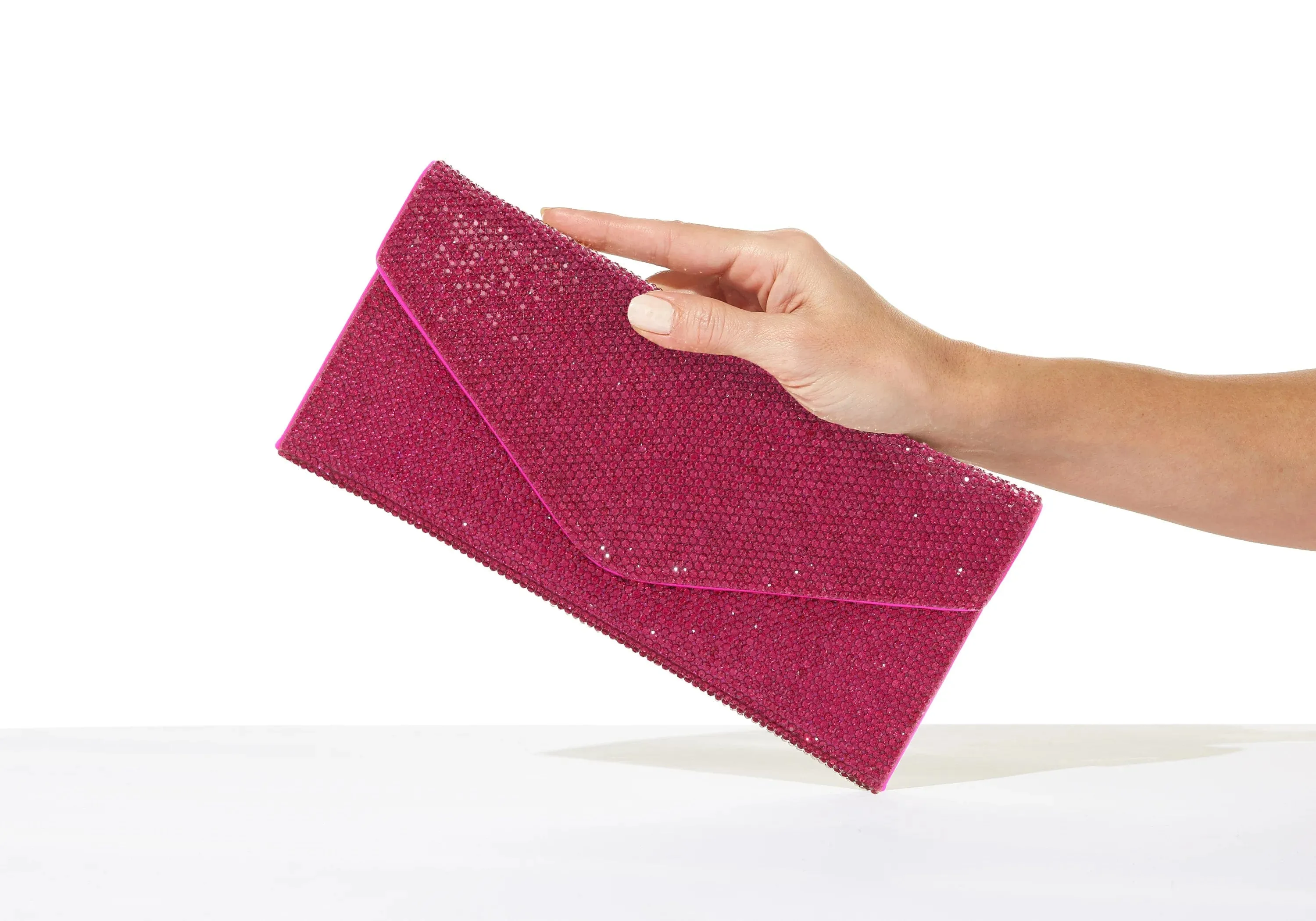 Crystal Envelope Fuchsia sold by Judith Leiber product image thumbnail 2