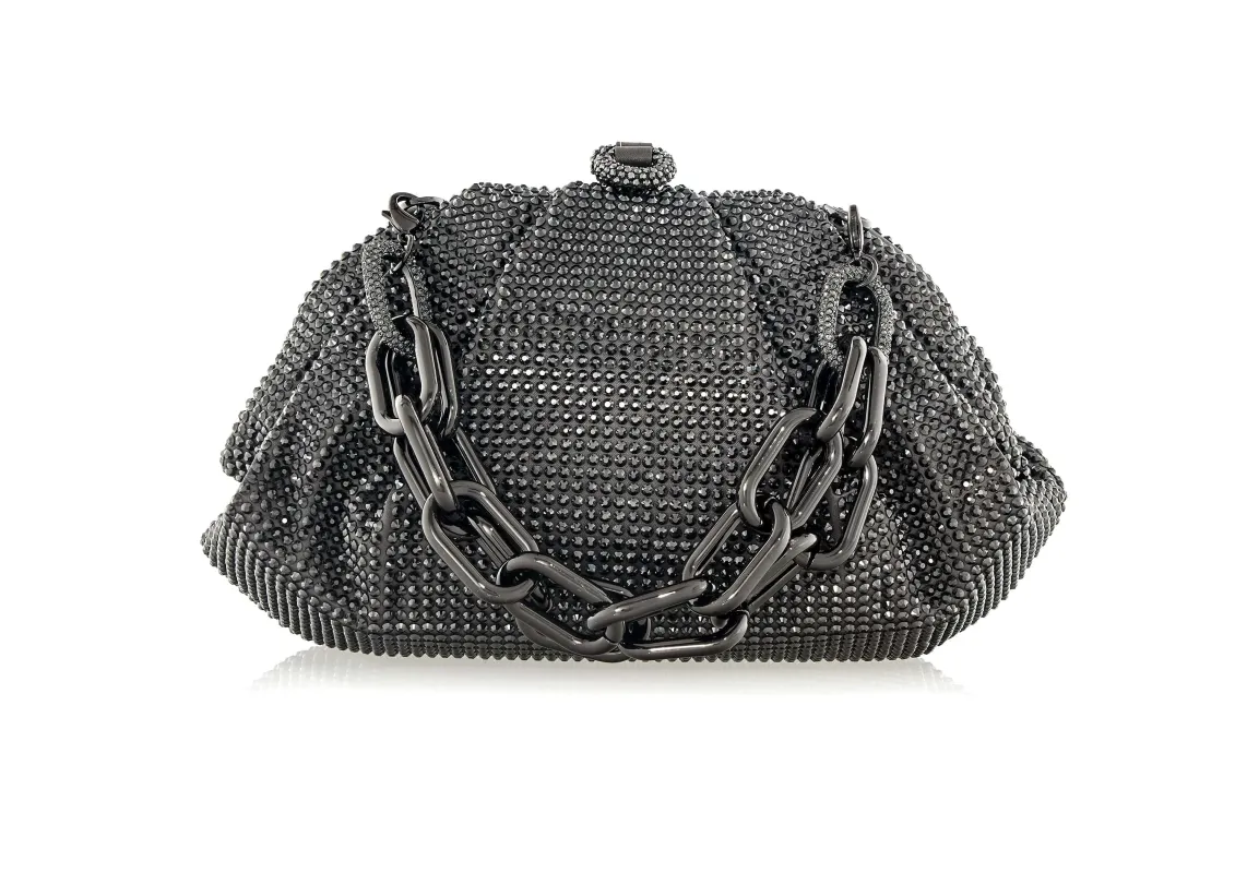 Gemma Crystal Gray sold by Judith Leiber