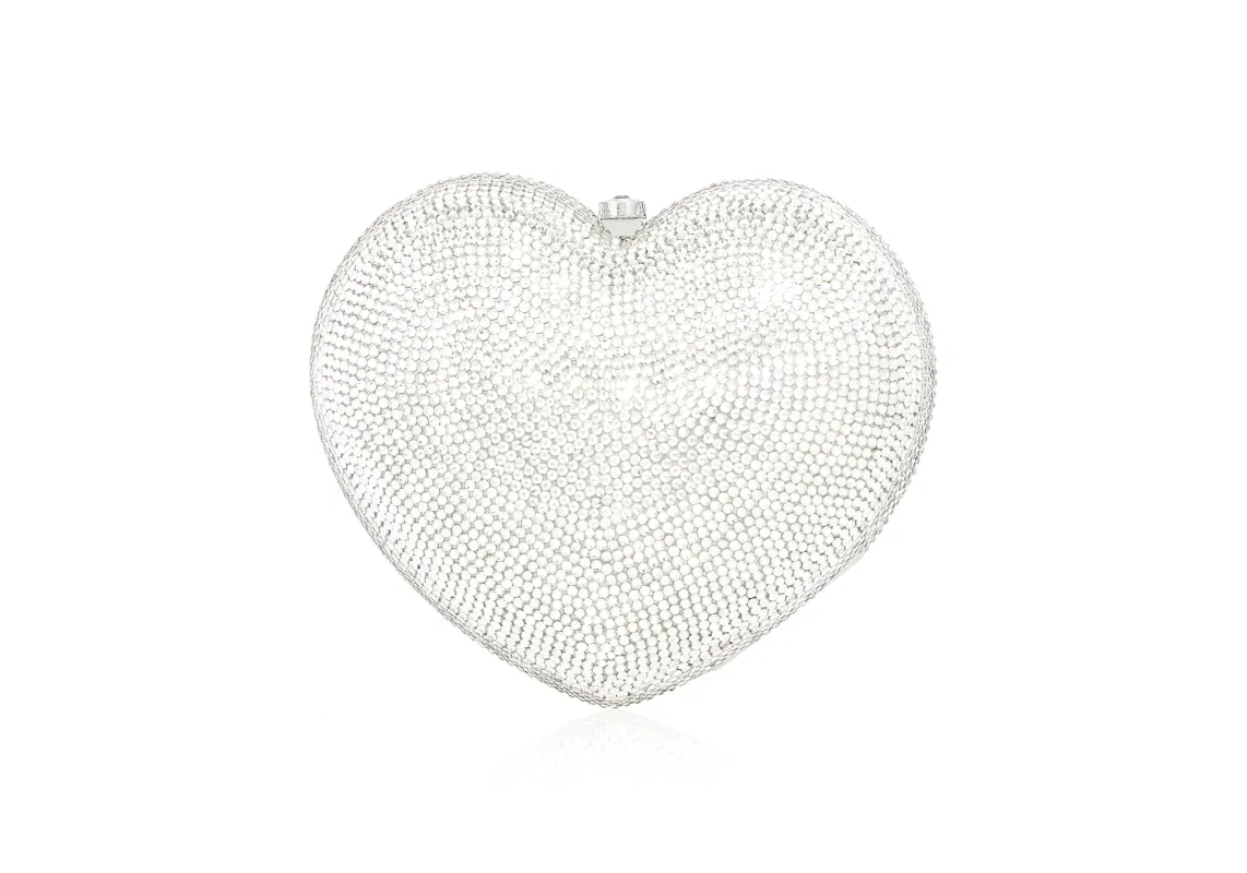L'Amour Petit Coeur Silver sold by Judith Leiber