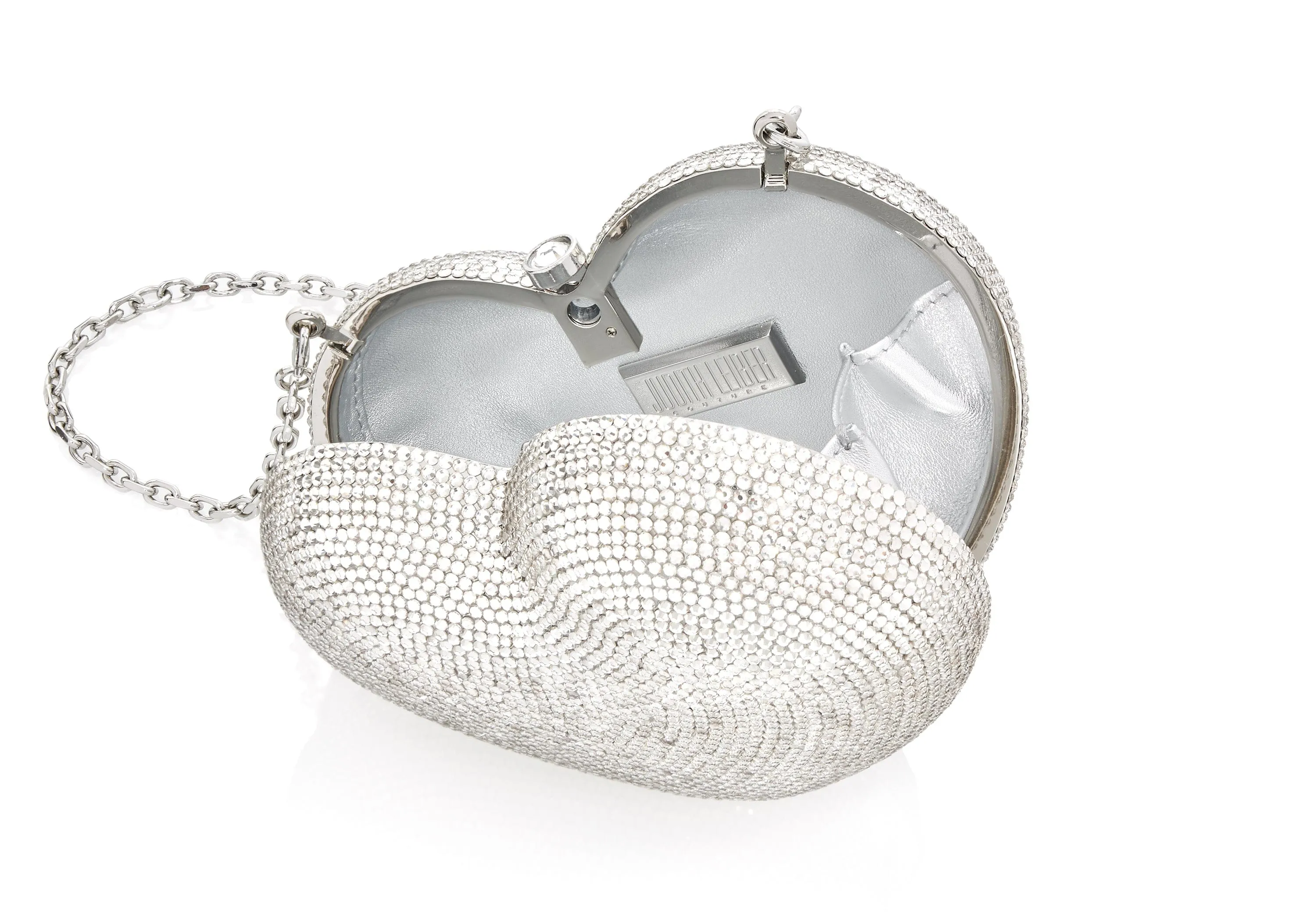 L'Amour Petit Coeur Silver sold by Judith Leiber product image thumbnail 4