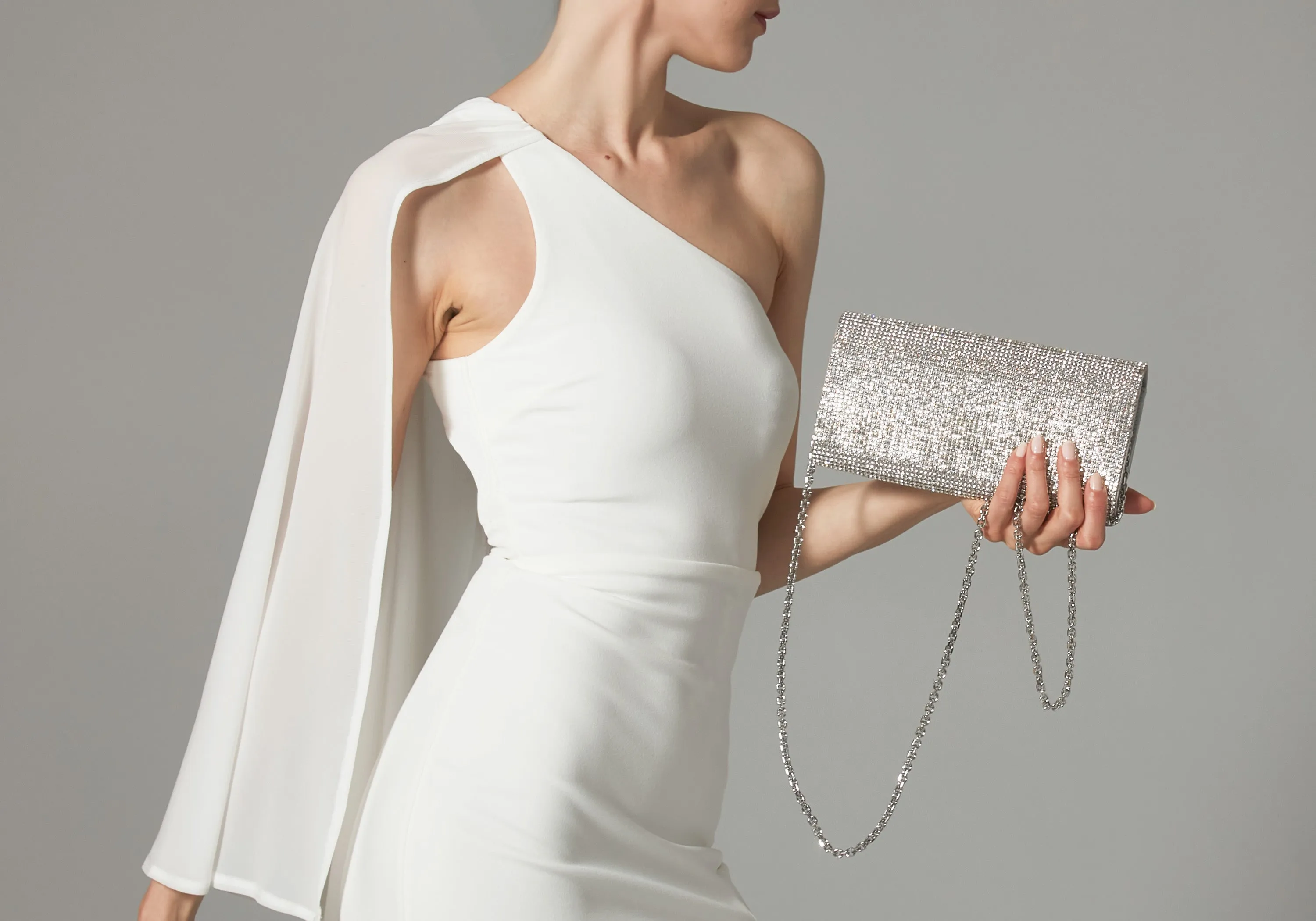 Perry Crystal Silver Clutch sold by Judith Leiber product image thumbnail 2