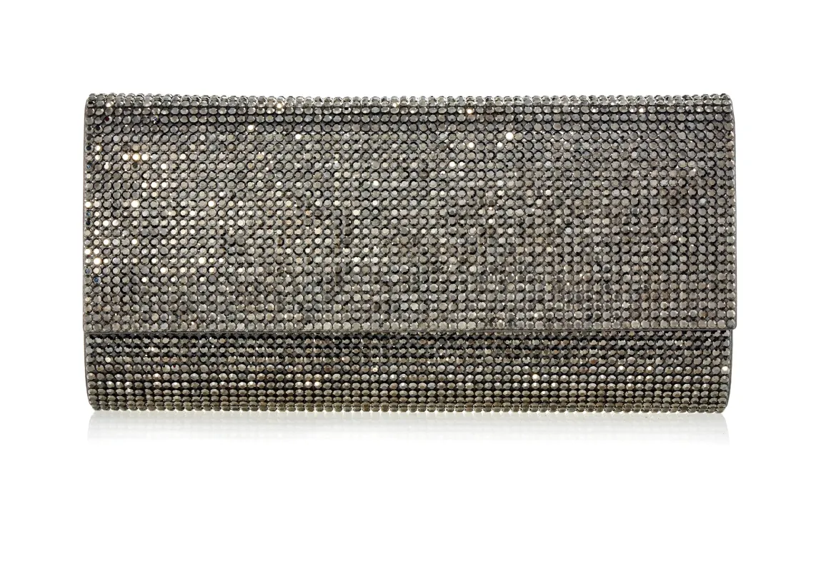 Perry Crystal Gray sold by Judith Leiber