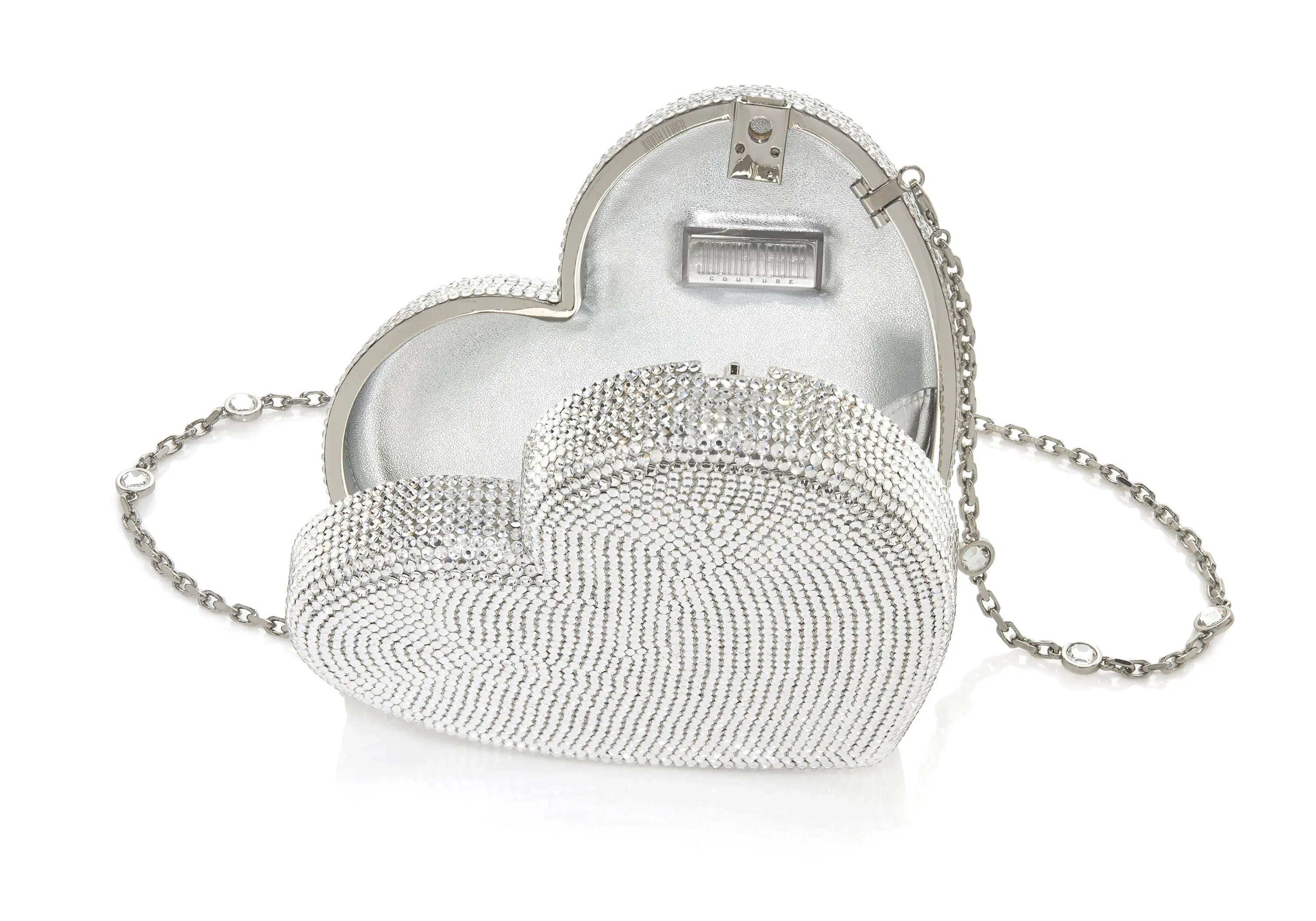 Heart Clutch Silver sold by Judith Leiber product image thumbnail 3