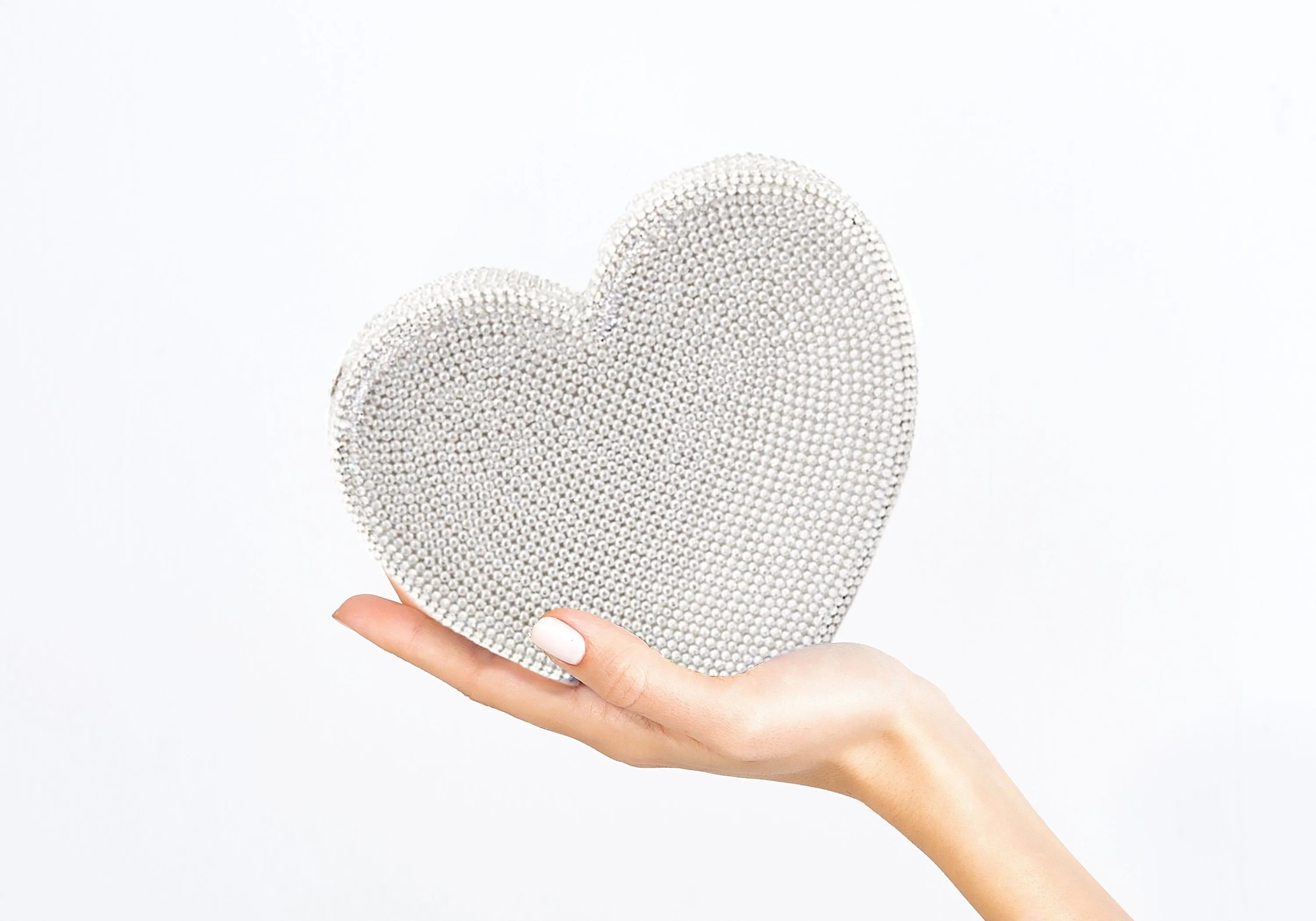 Heart Clutch Silver sold by Judith Leiber product image thumbnail 2