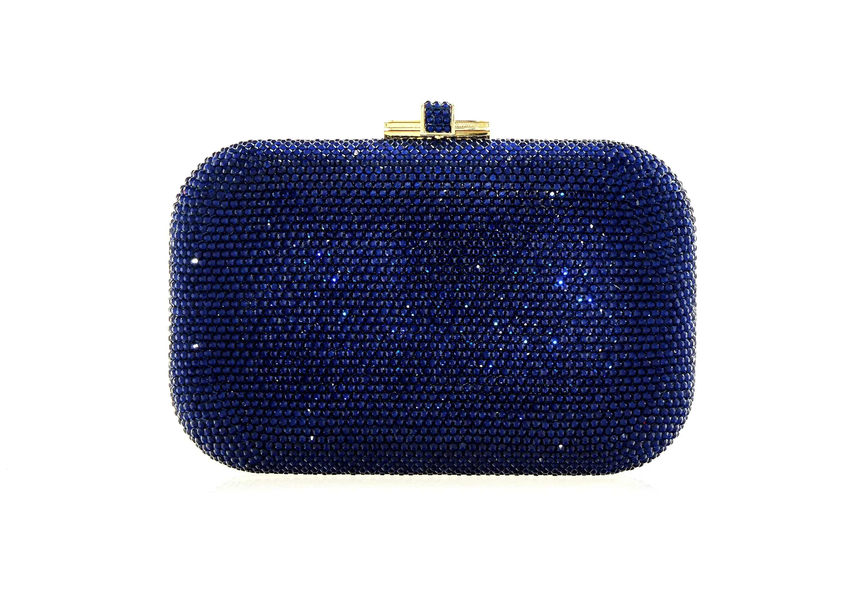 Slide Lock Navy sold by Judith Leiber