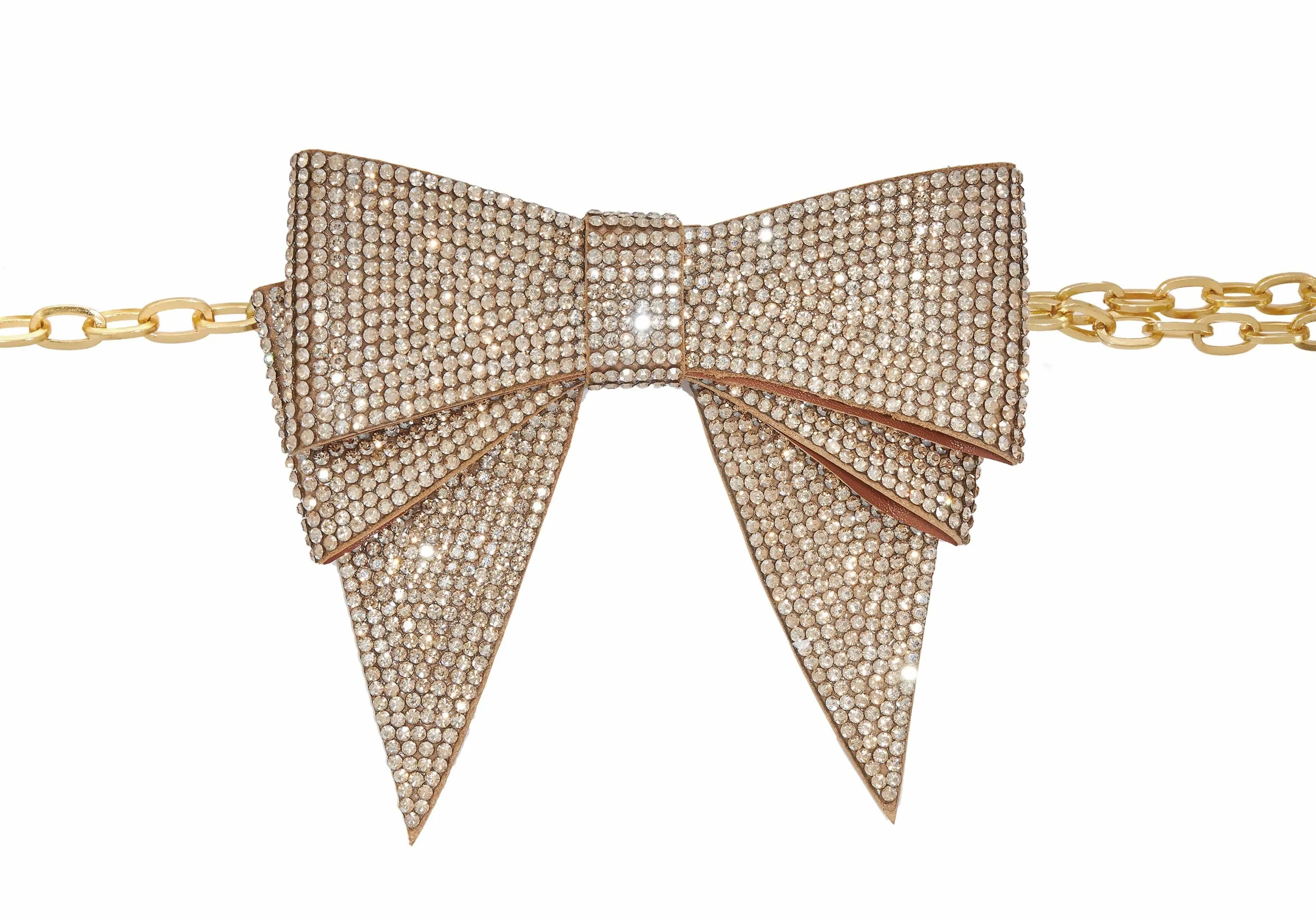 Soft Bow Belt Champagne sold by Judith Leiber product image thumbnail 4