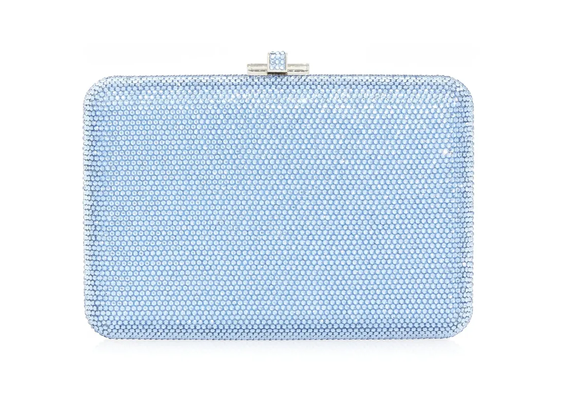 Slim Slide Blue sold by Judith Leiber