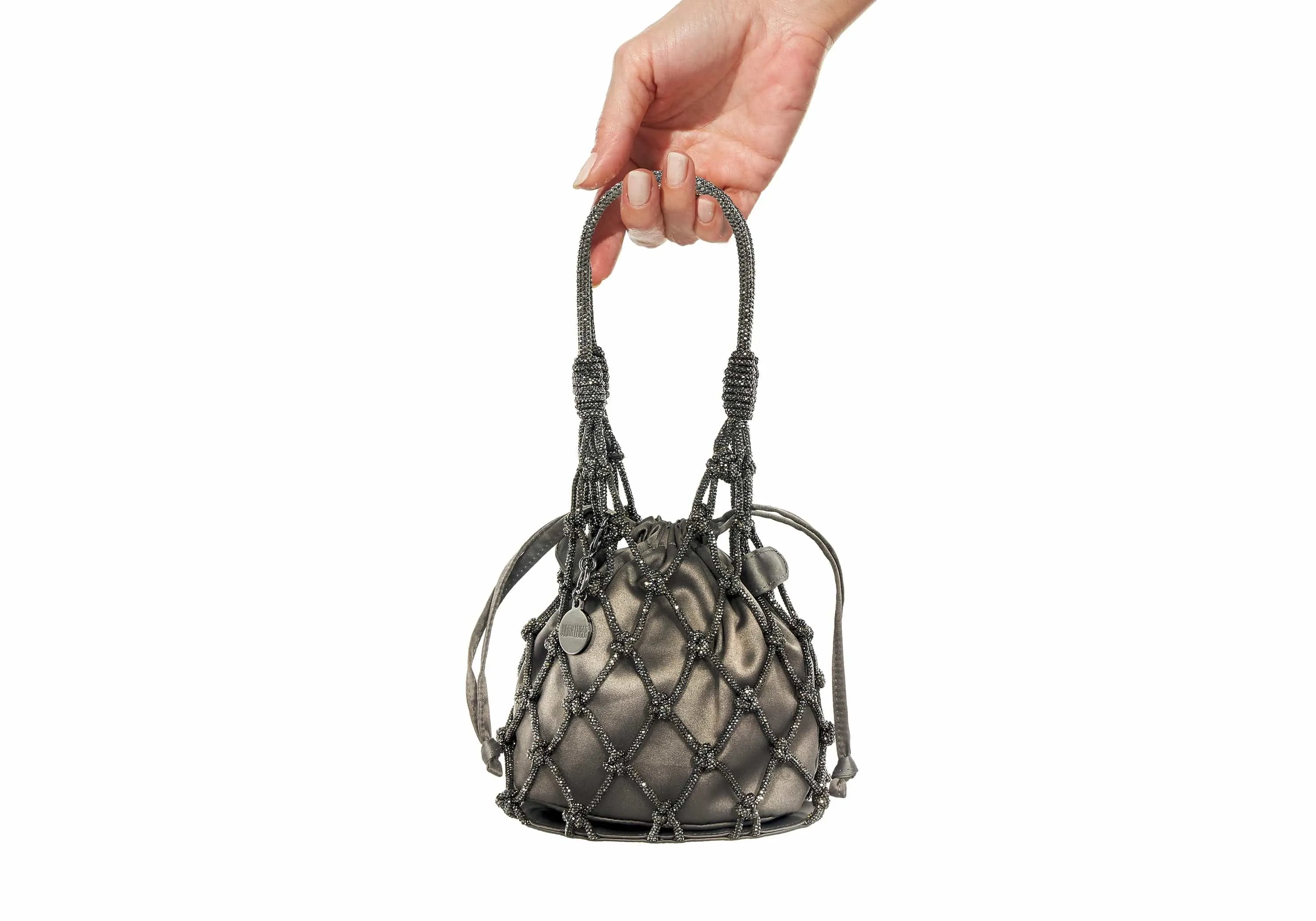 Sparkle Net Pouch Gray sold by Judith Leiber product image thumbnail 2