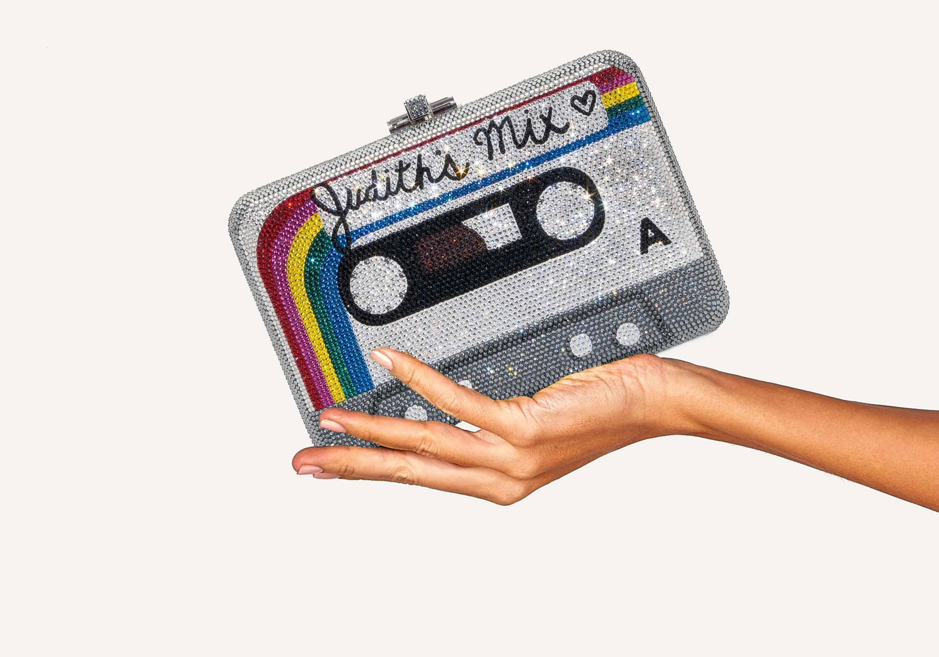 Bespoke Rainbow Mix Slim Slide sold by Judith Leiber product image thumbnail 2