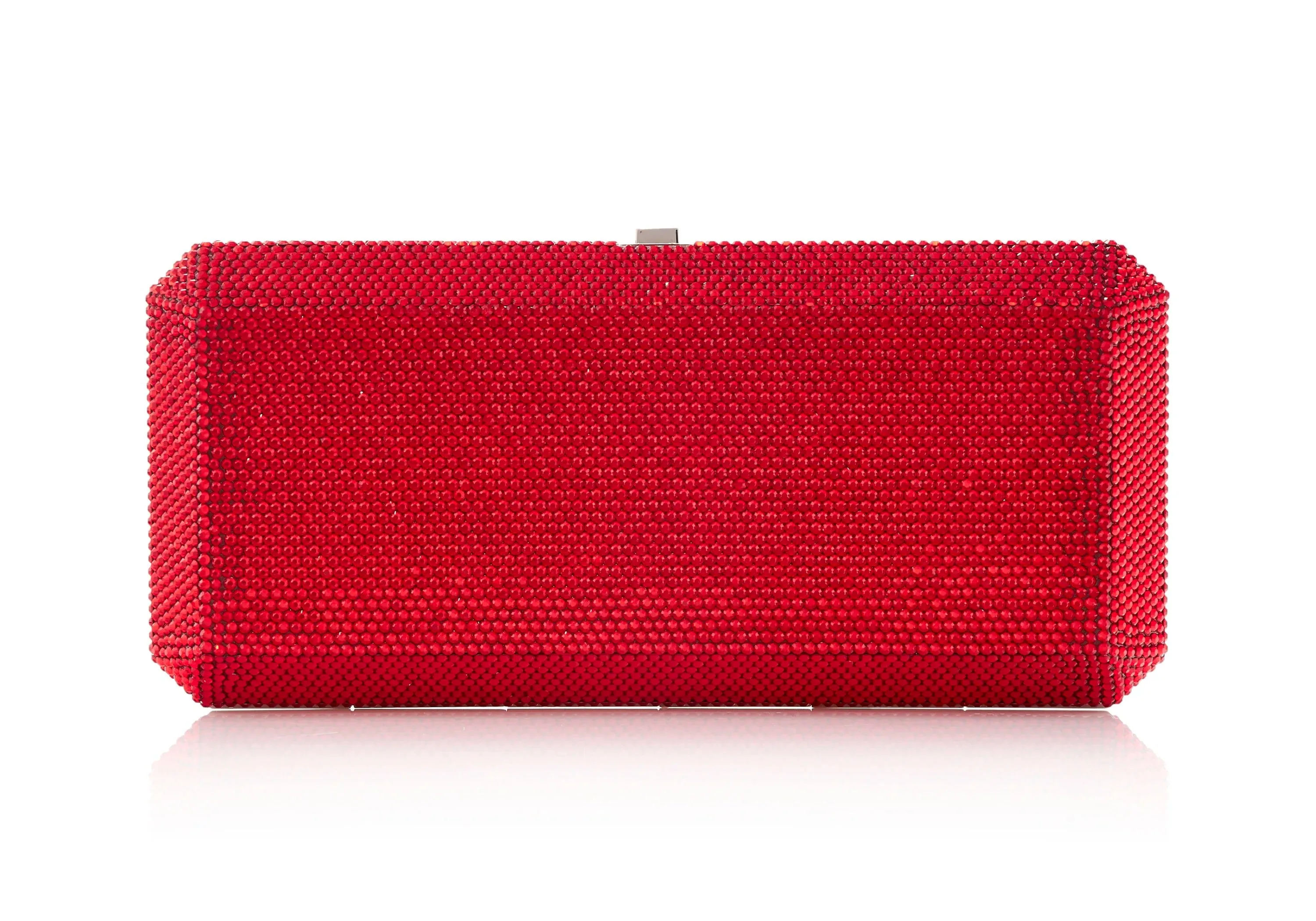 Slim Rectangle Red sold by Judith Leiber