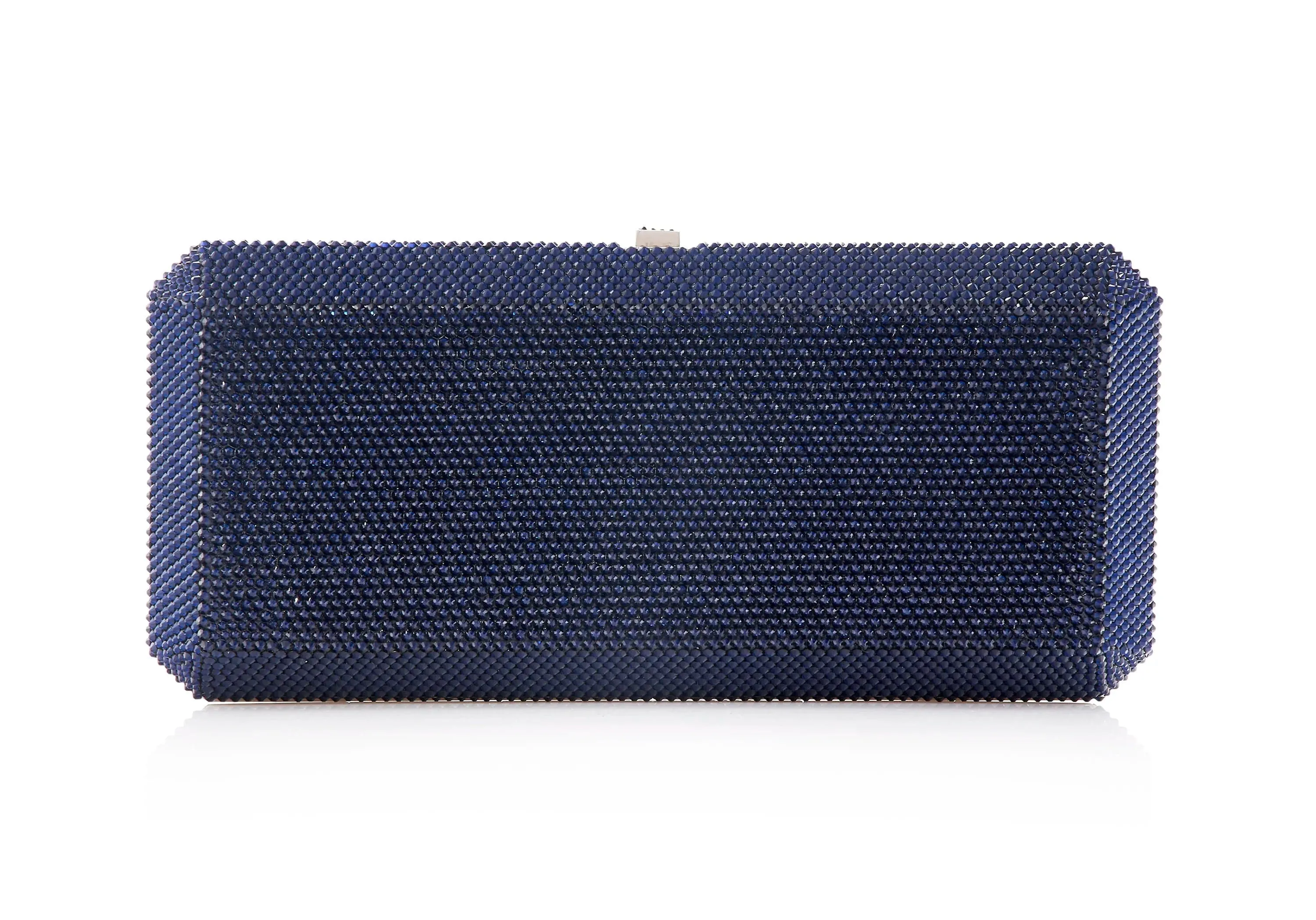Slim Rectangle Navy sold by Judith Leiber