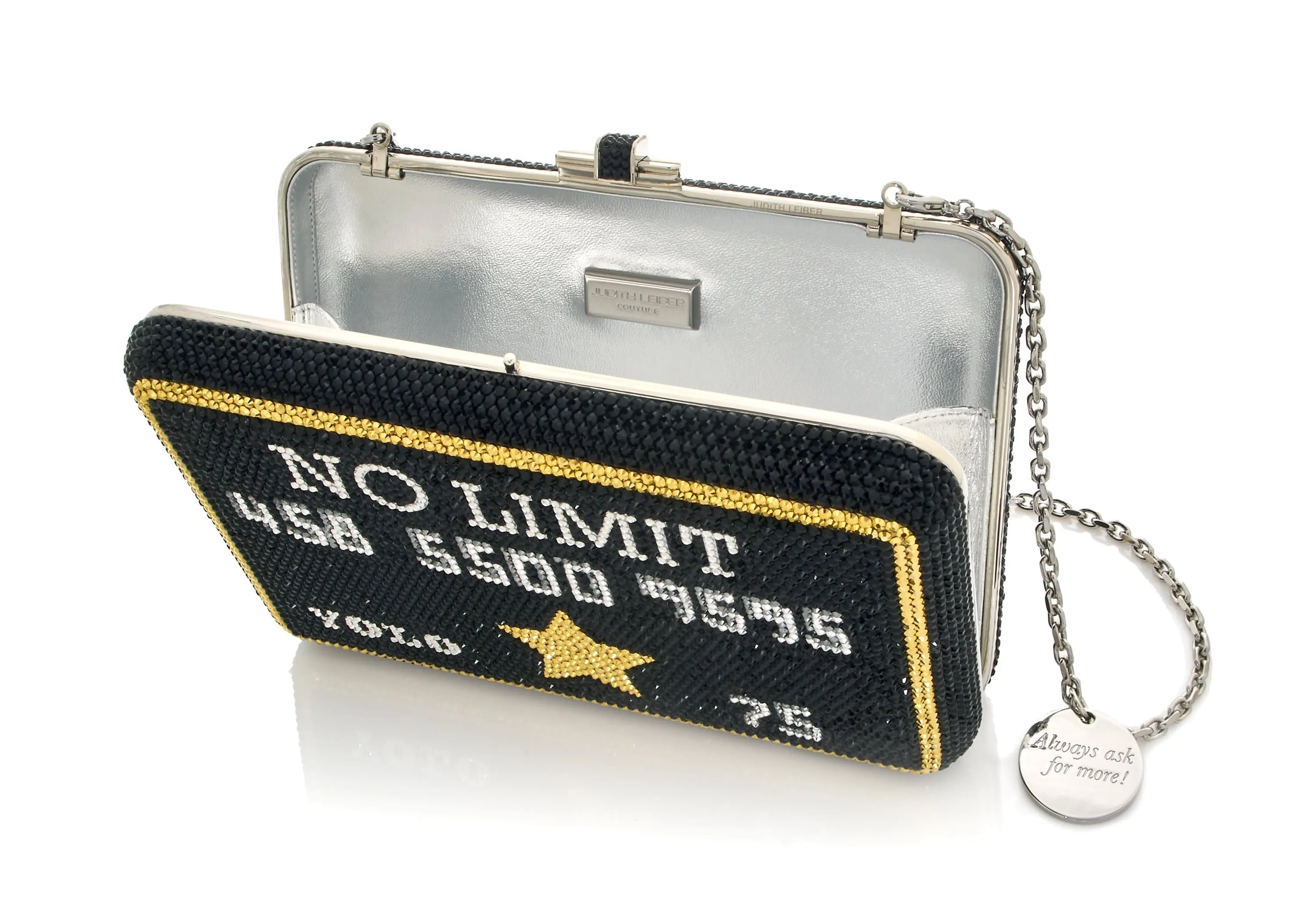 Custom Black Card Slim Slide sold by Judith Leiber product image thumbnail 3