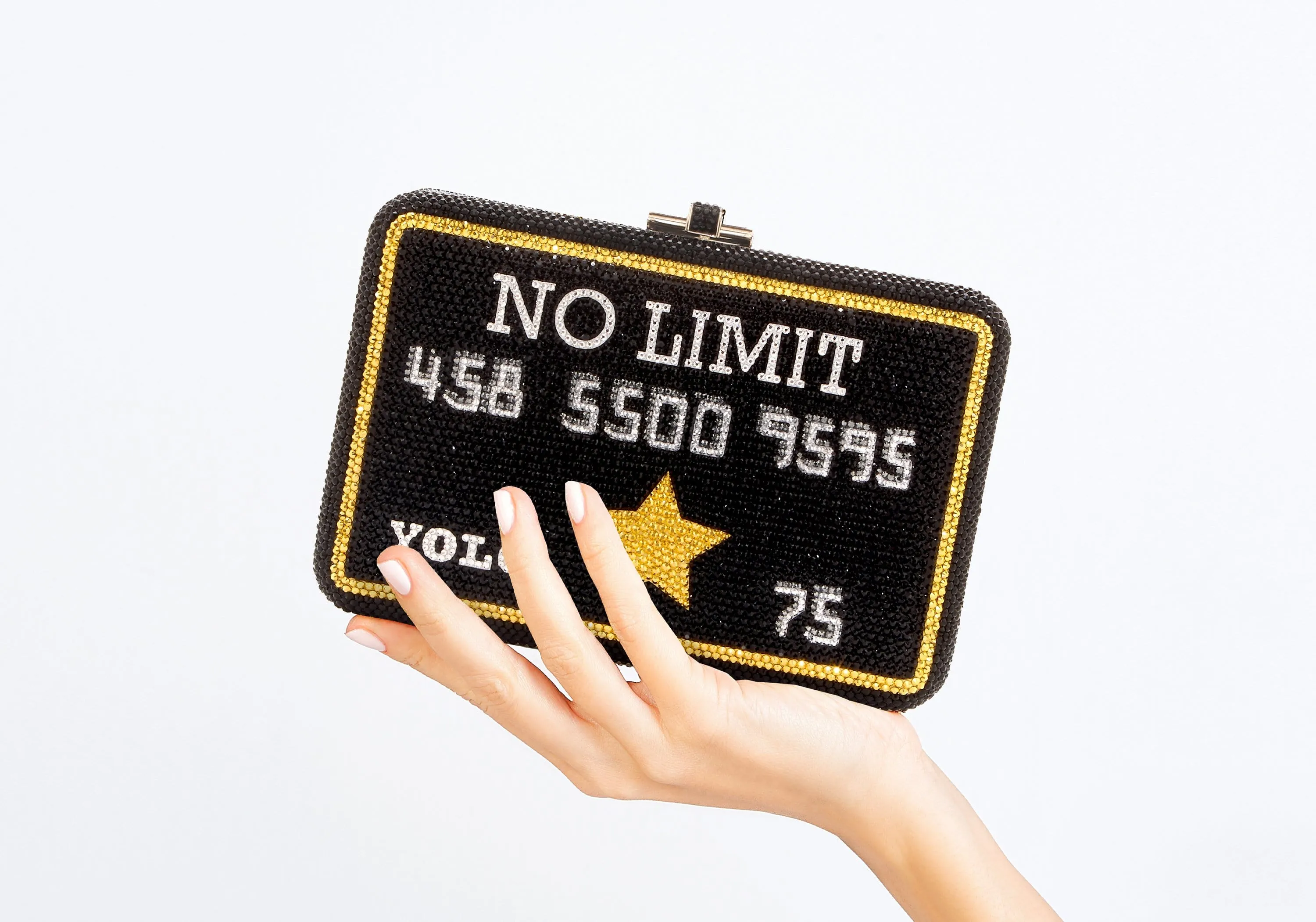 Custom Black Card Slim Slide sold by Judith Leiber product image thumbnail 2