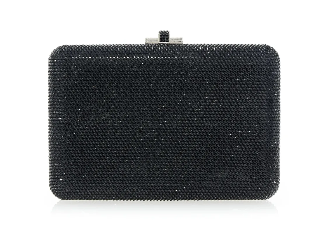 Slim Slide Black sold by Judith Leiber