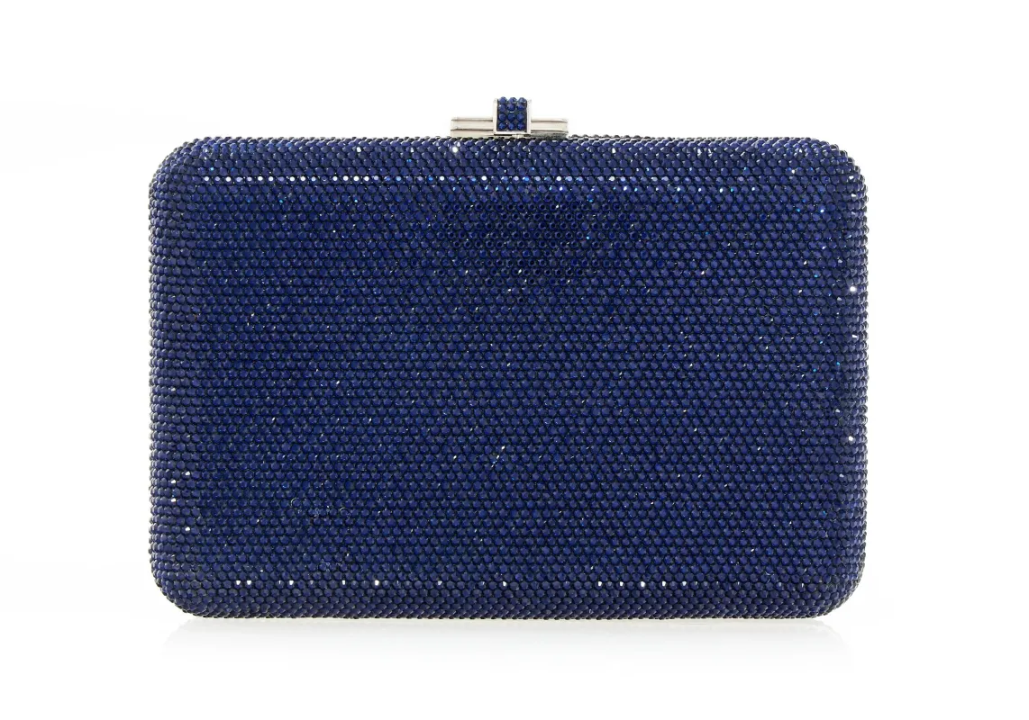Slim Slide Navy sold by Judith Leiber