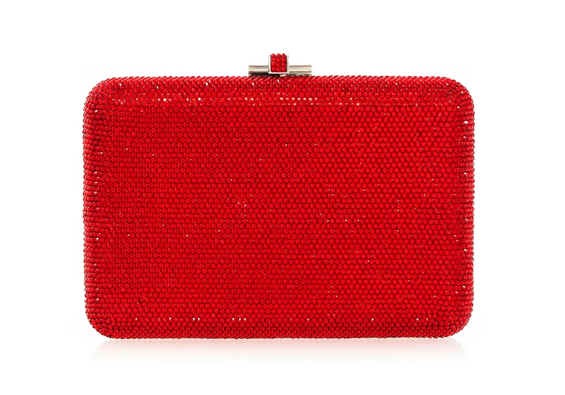 Slim Slide Red sold by Judith Leiber