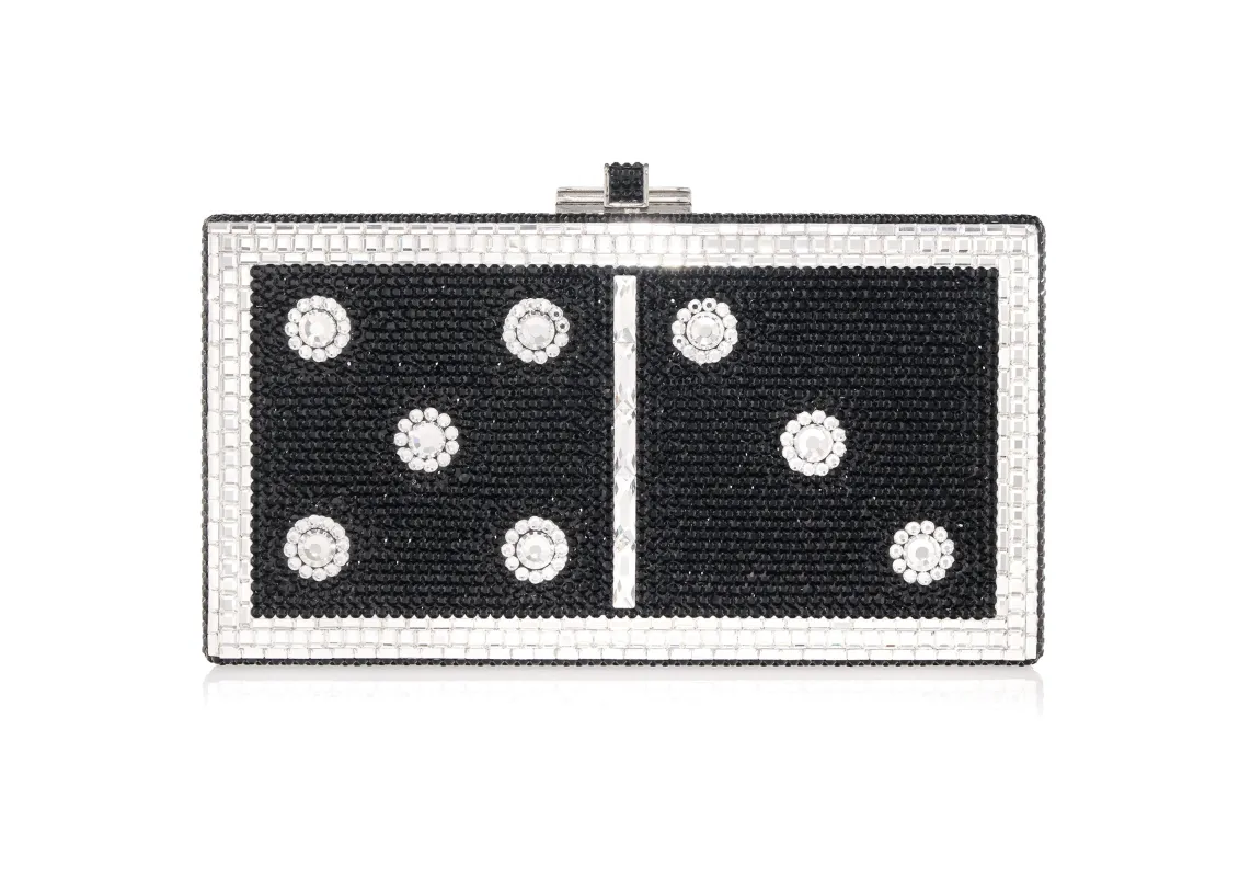 Sleek Rectangle Domino Set made by Judith Leiber