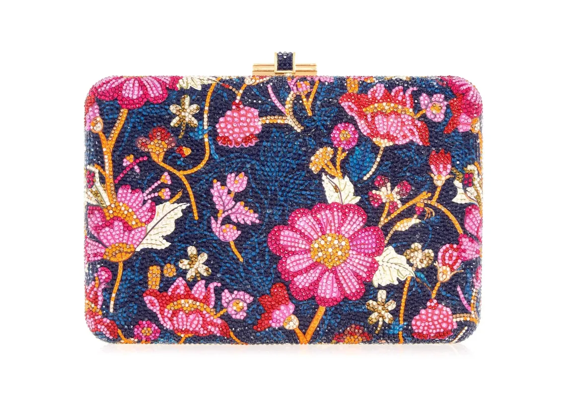 Slim Slide Crystal Brocade sold by Judith Leiber