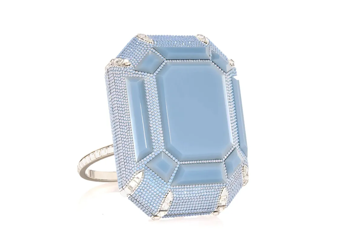 Ring Emerald Cut Blue sold by Judith Leiber