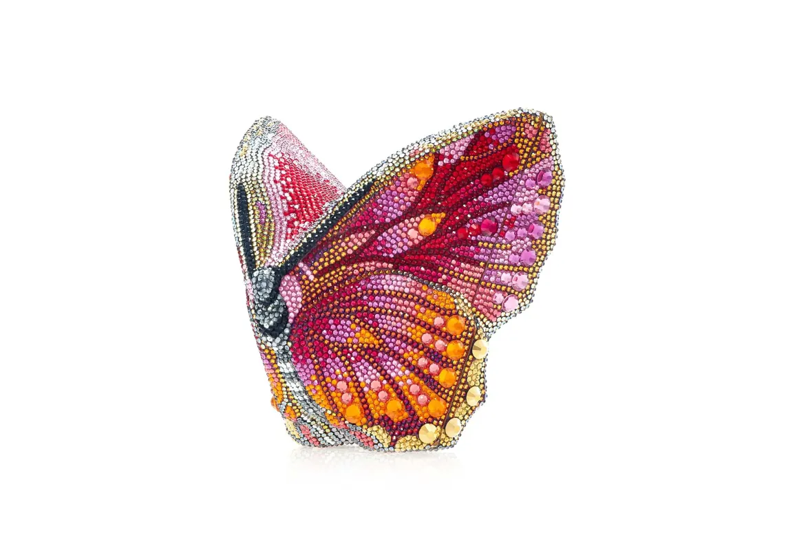 Butterfly Fireclipper Clutch made by Judith Leiber