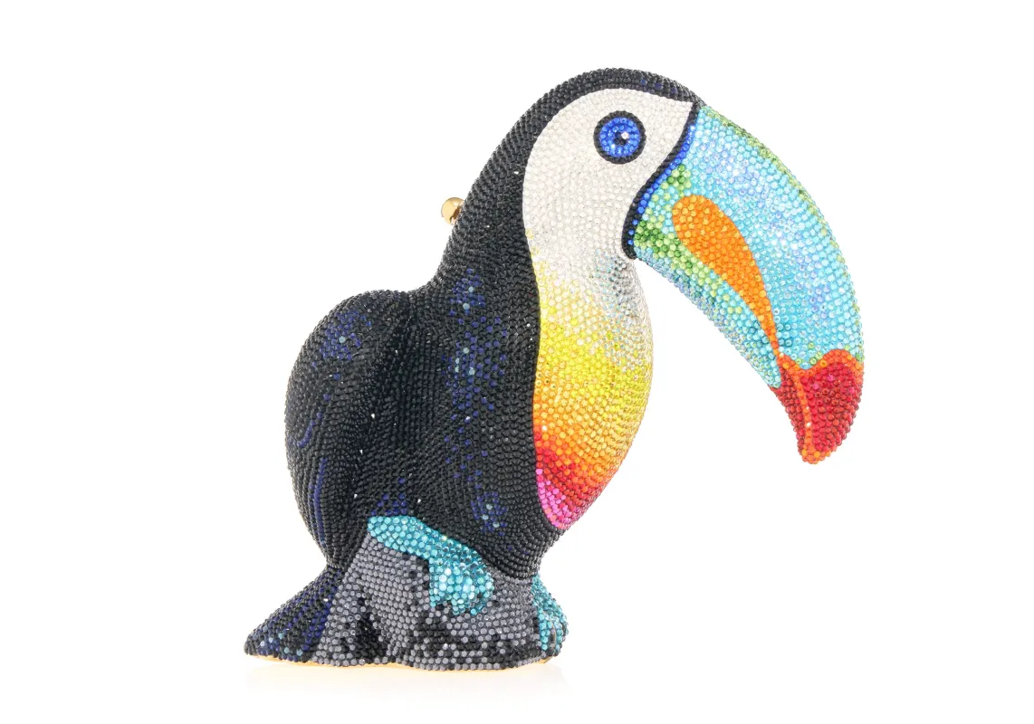 Toucan Samantha sold by Judith Leiber