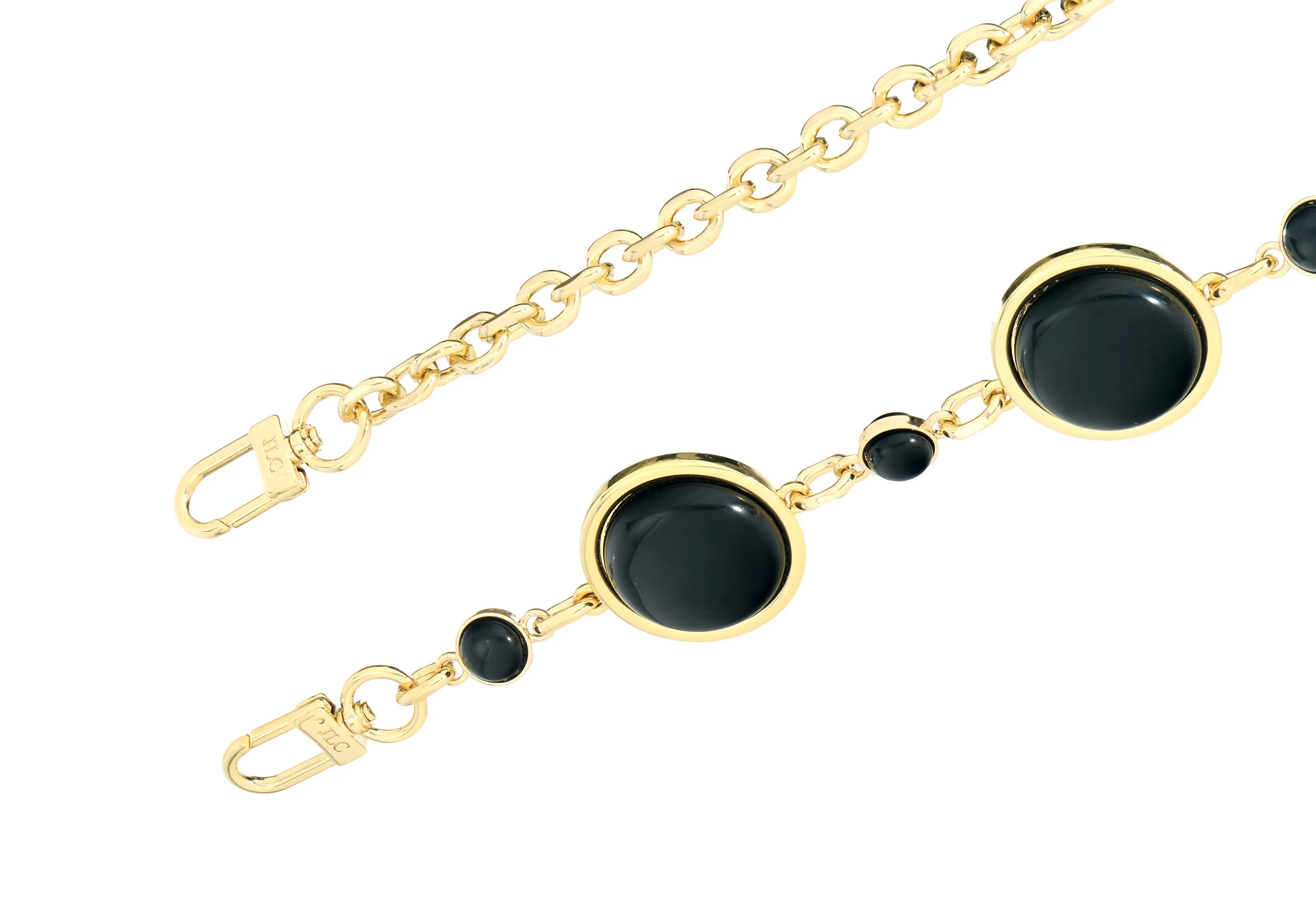Isla Wicker Basket Semi-Precious Stones Black sold by Judith Leiber product image thumbnail 4