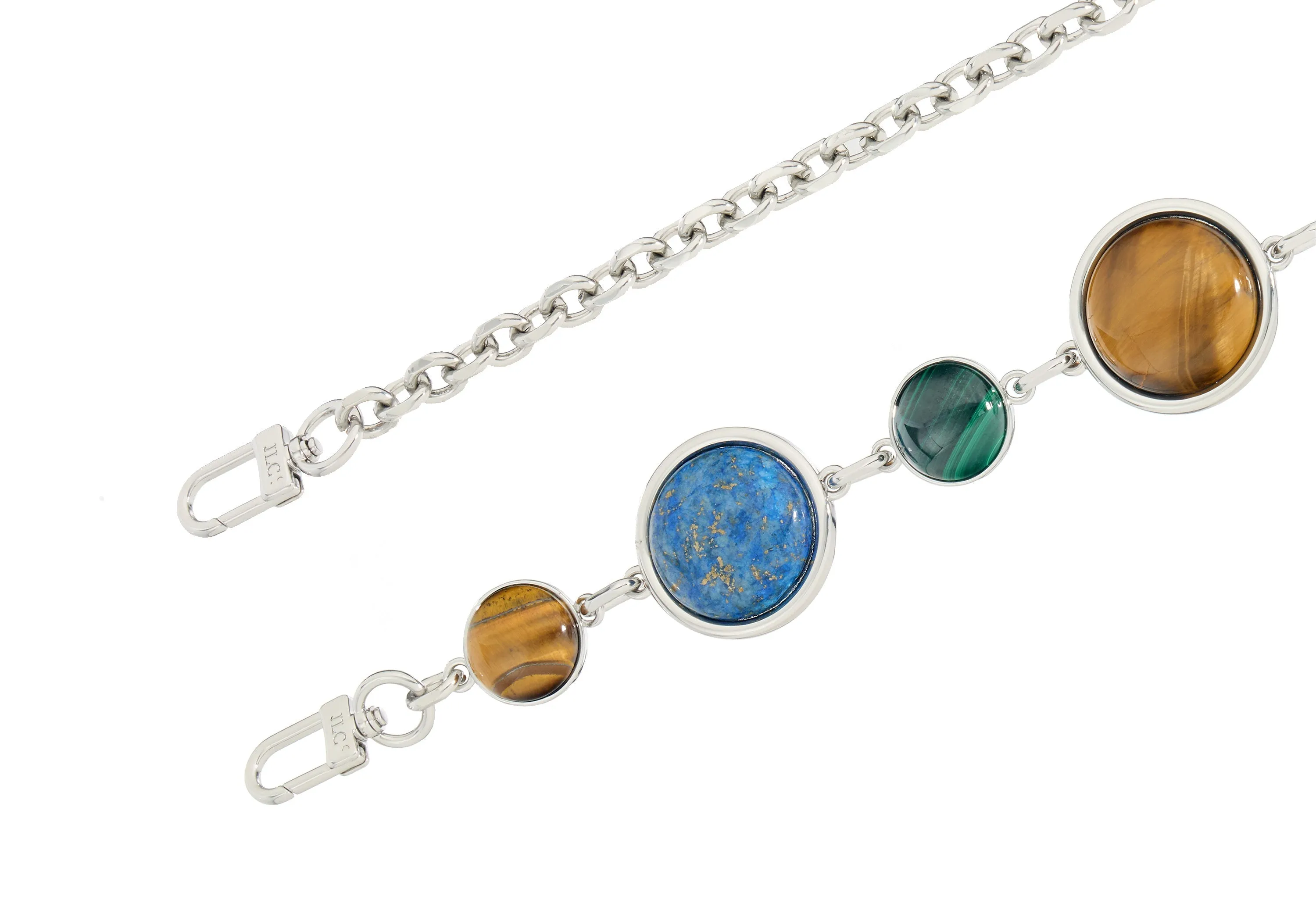 Isla Wicker Basket Semi-Precious Stones Natural sold by Judith Leiber product image thumbnail 4