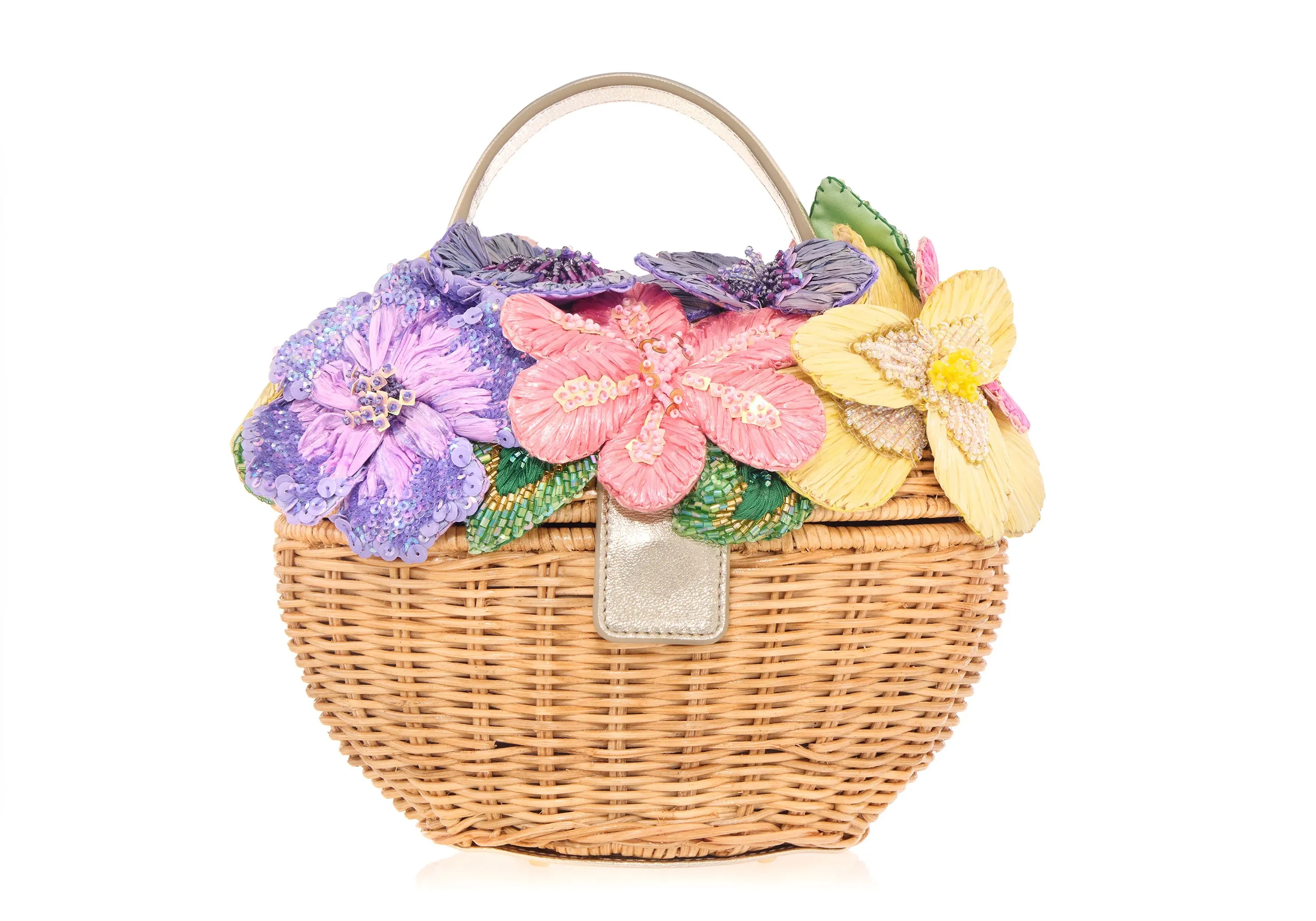Dorothy Basket Flower Bouquet Natural sold by Judith Leiber