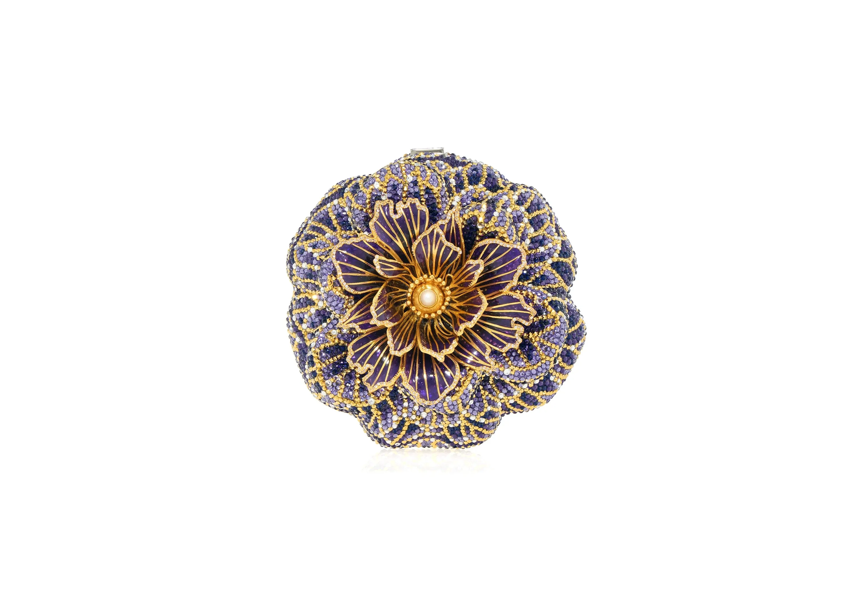 Magnolia Florent Purple sold by Judith Leiber