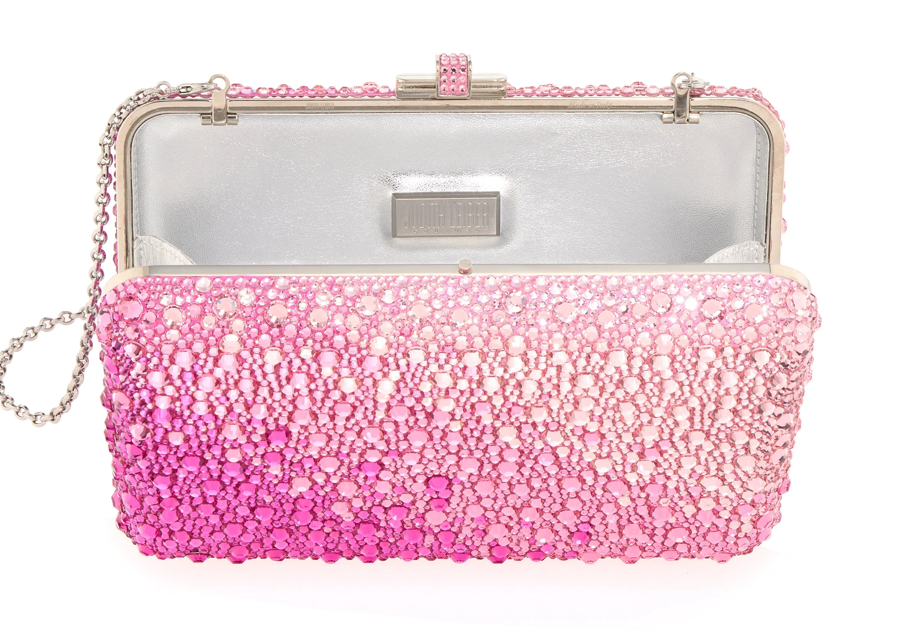 Slim Slide Gradient Caviar Fuchsia sold by Judith Leiber product image thumbnail 2