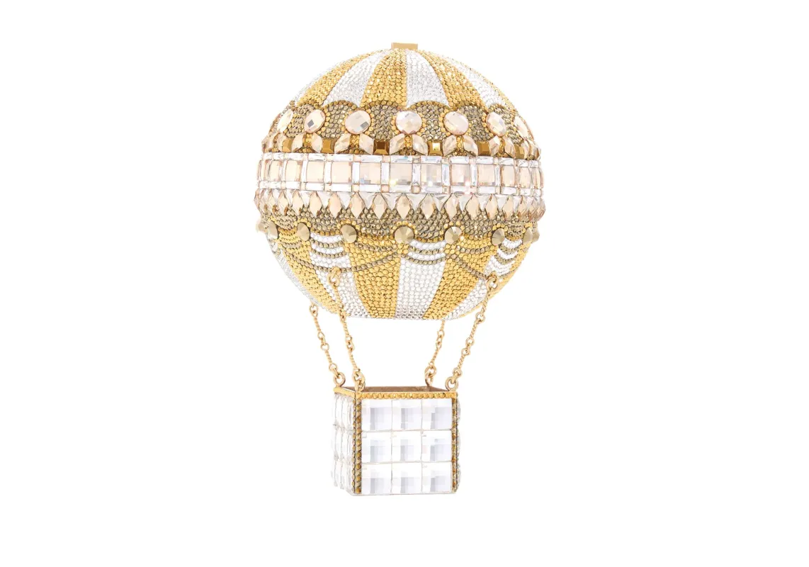 Hot Air Balloon Rozier Gold sold by Judith Leiber