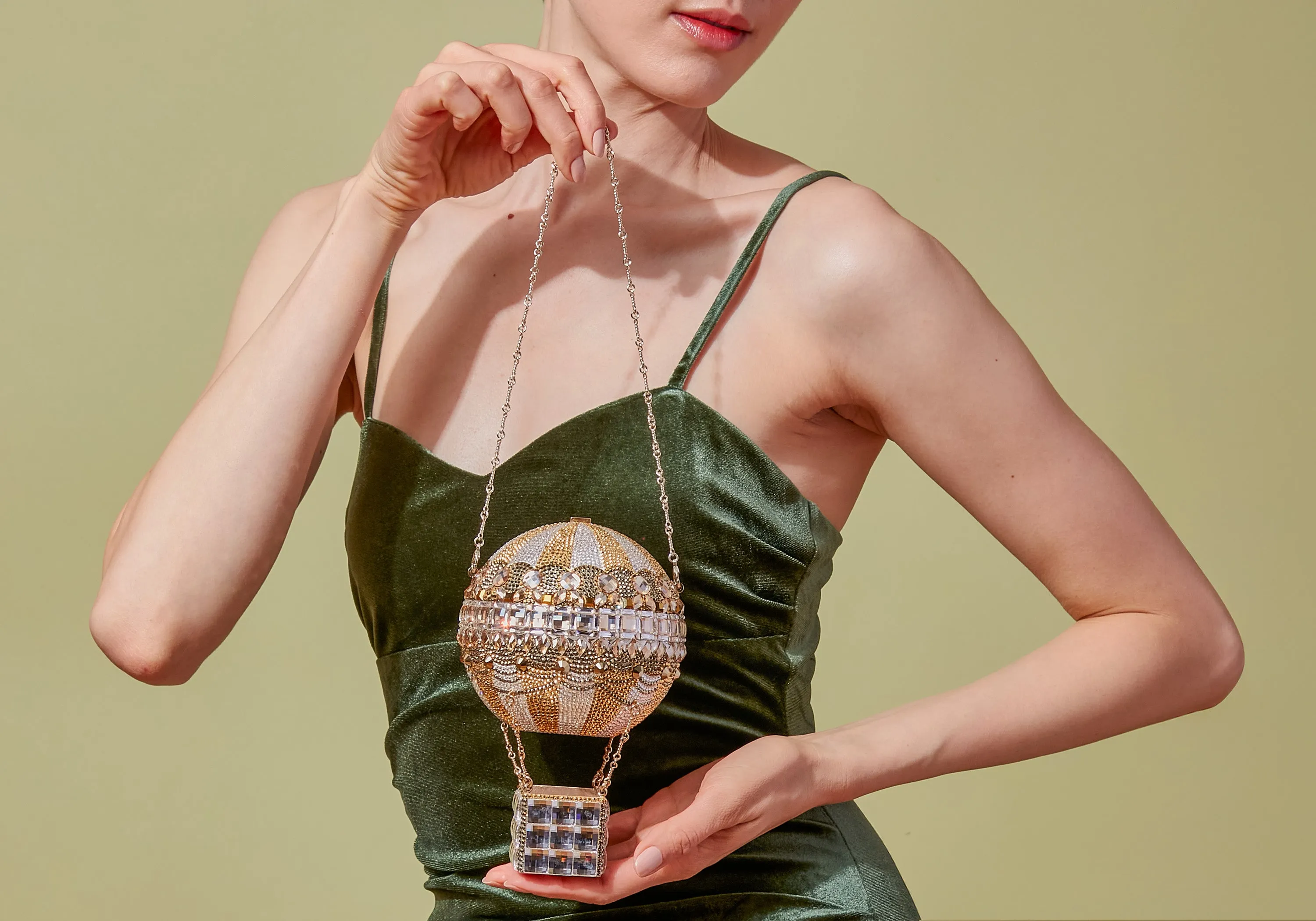 Hot Air Balloon Rozier Gold sold by Judith Leiber product image thumbnail 2