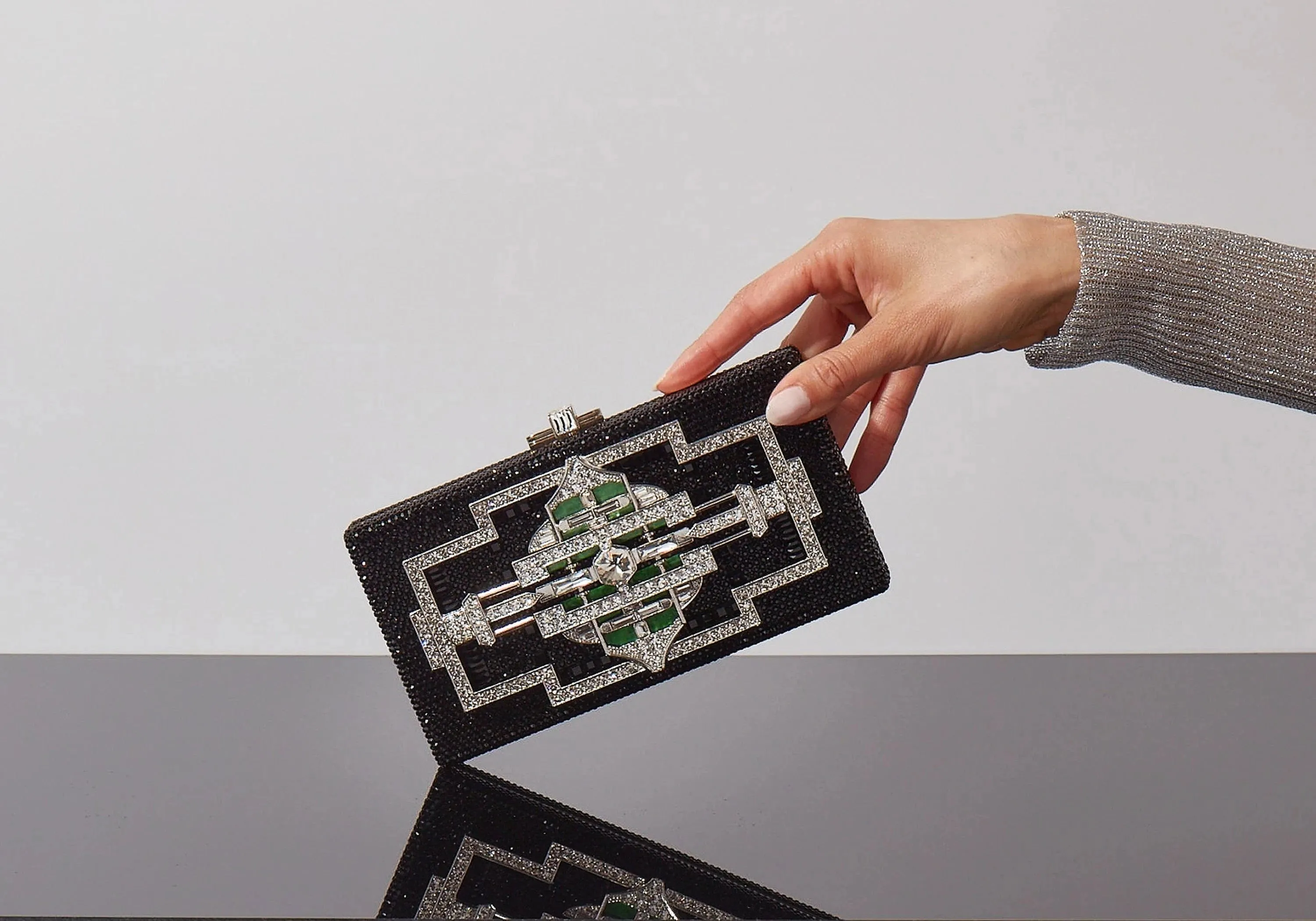 Sleek Rectangle Lillian Black sold by Judith Leiber product image thumbnail 2