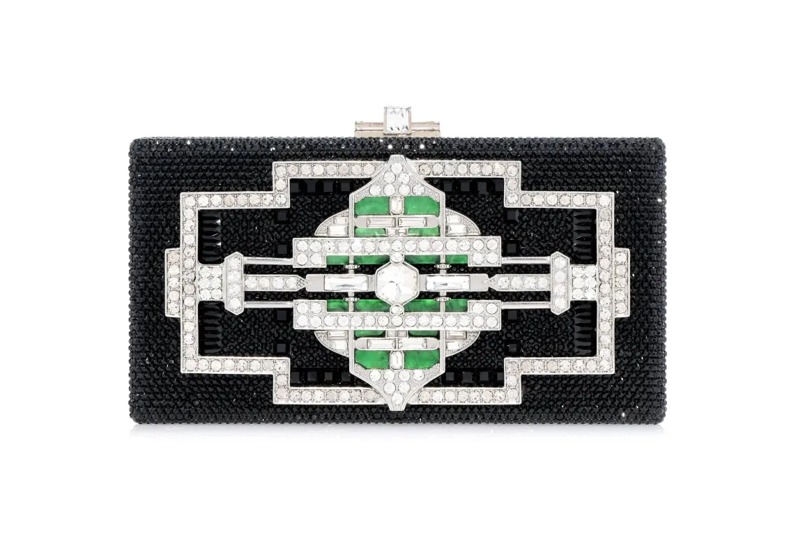Sleek Rectangle Lillian Black sold by Judith Leiber