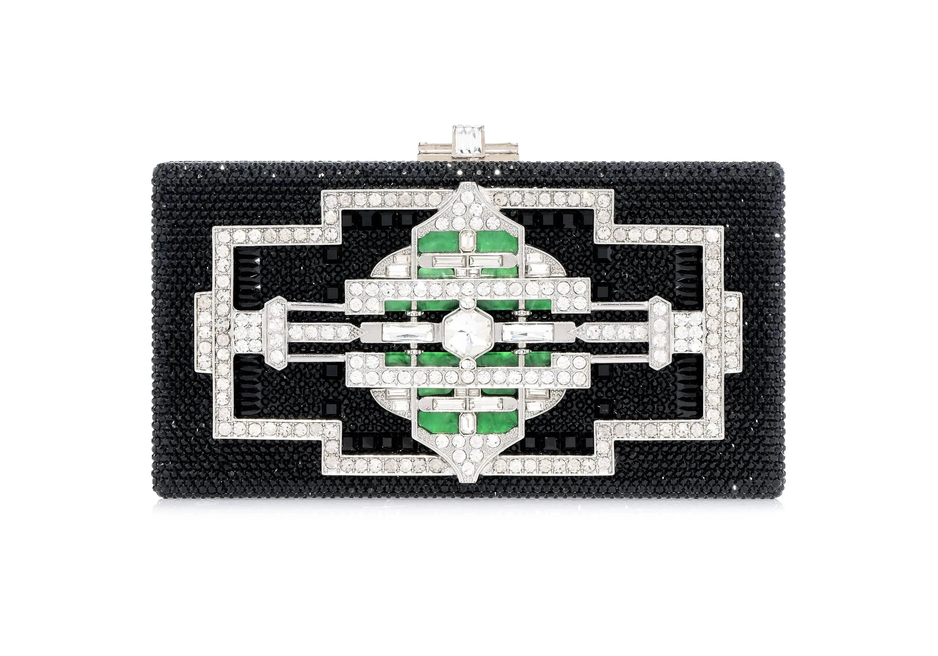 Sleek Rectangle Lillian Black sold by Judith Leiber