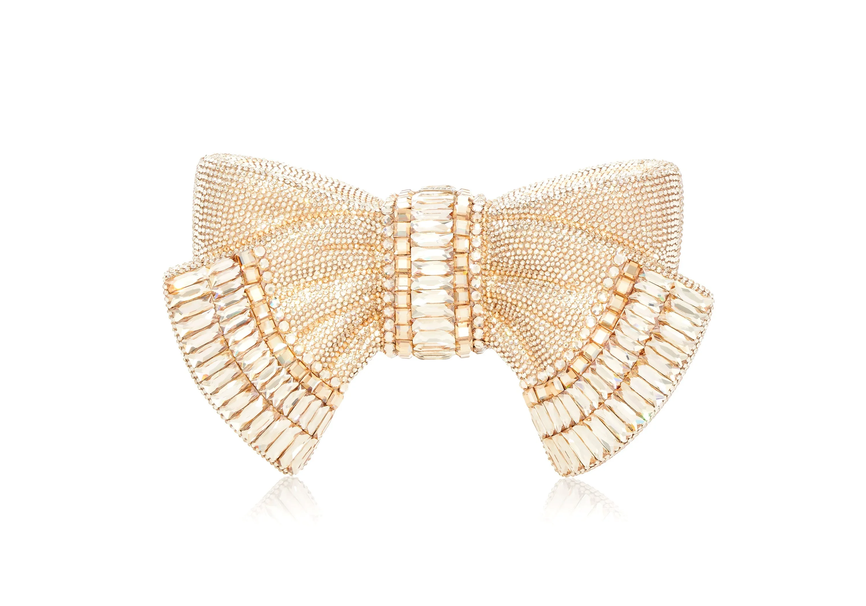 Bow Deco Gems Champagne sold by Judith Leiber