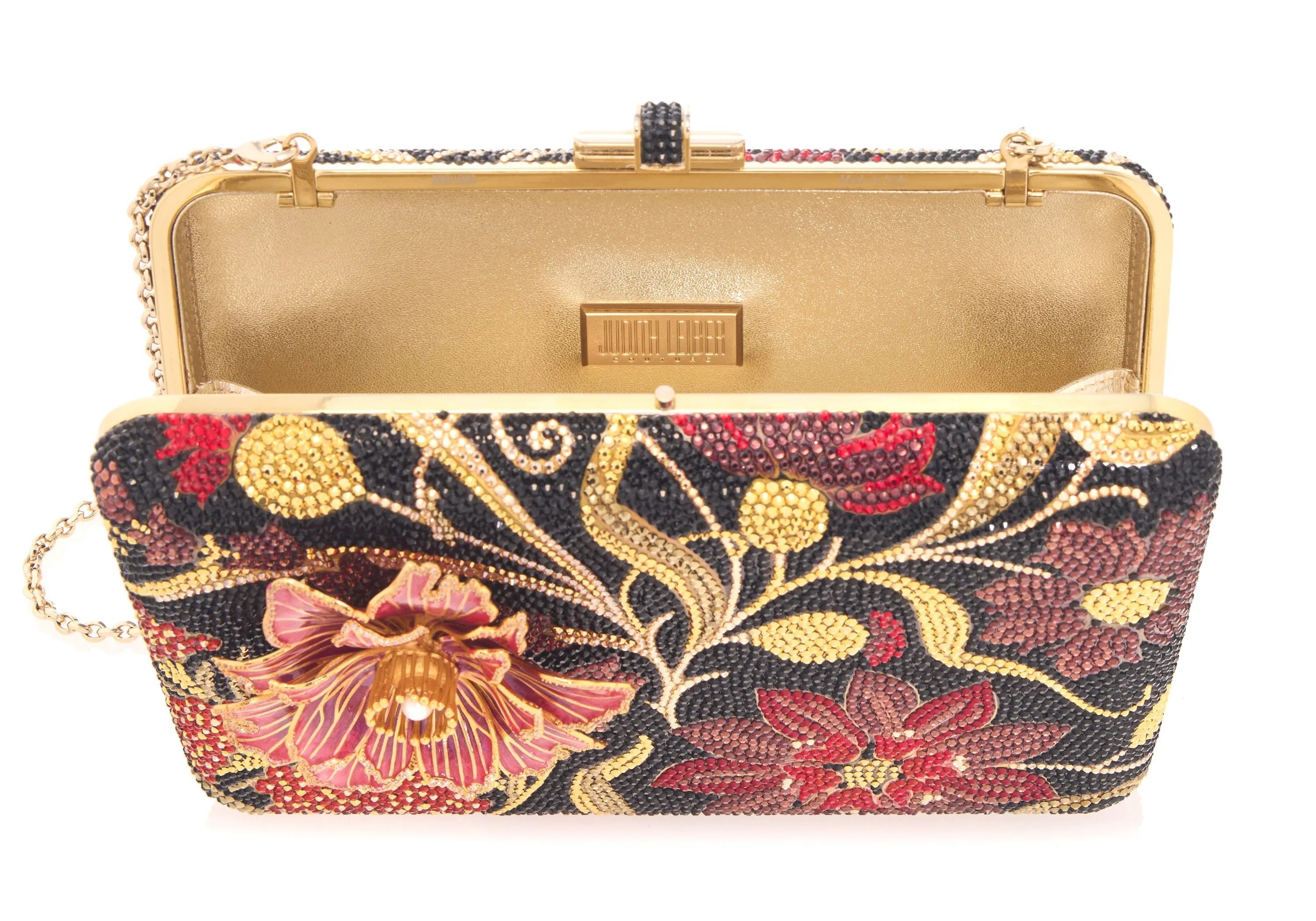 Slim Slide Dancing Floral Red sold by Judith Leiber product image thumbnail 3