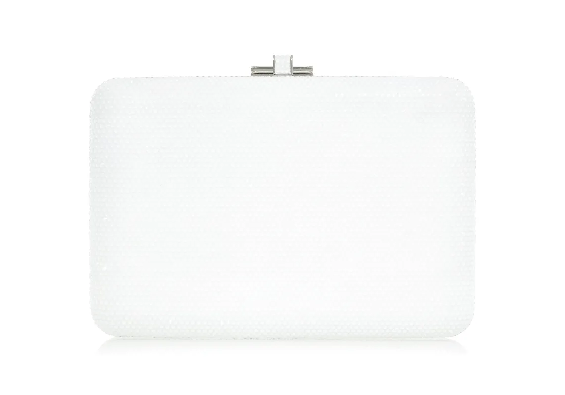 Slim Slide White made by Judith Leiber