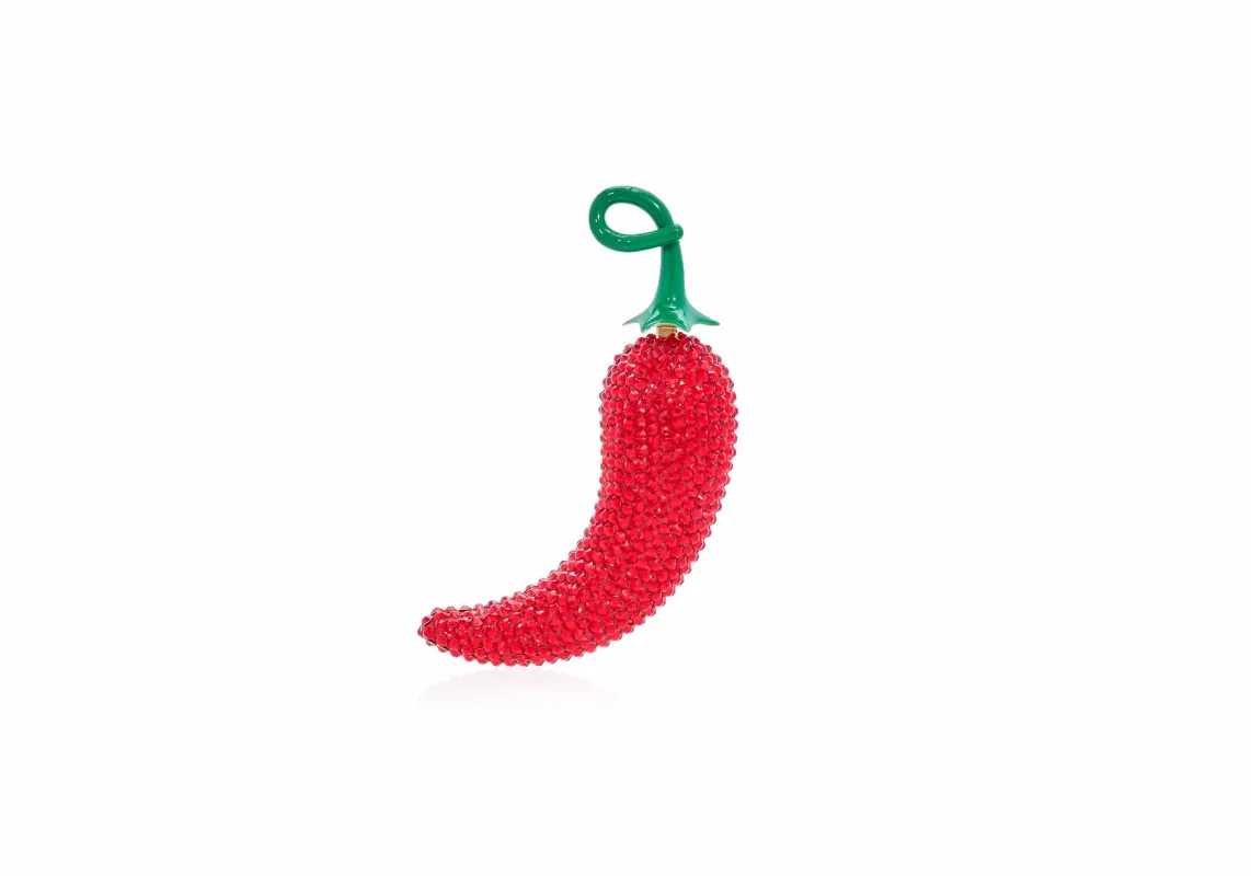 Chili Pepper Pillbox Jalapeño made by Judith Leiber