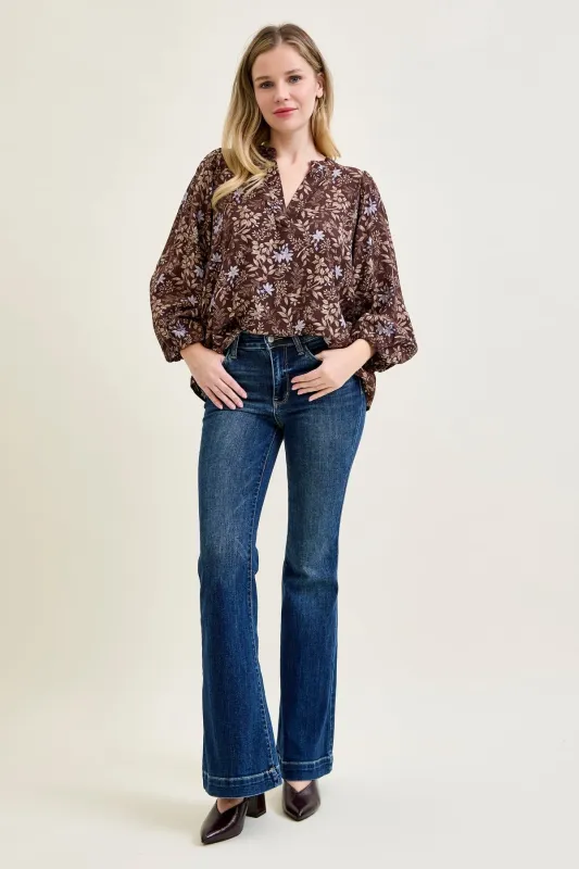 Jasmine High Rise Flare Affair made by Judy Blue
