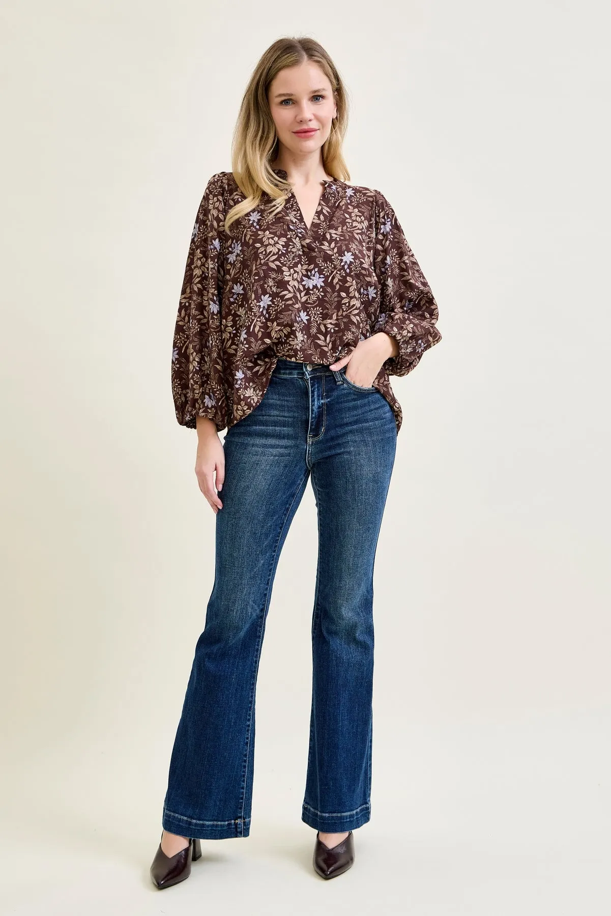 Jasmine High Rise Flare Affair sold by Judy Blue product image thumbnail 2